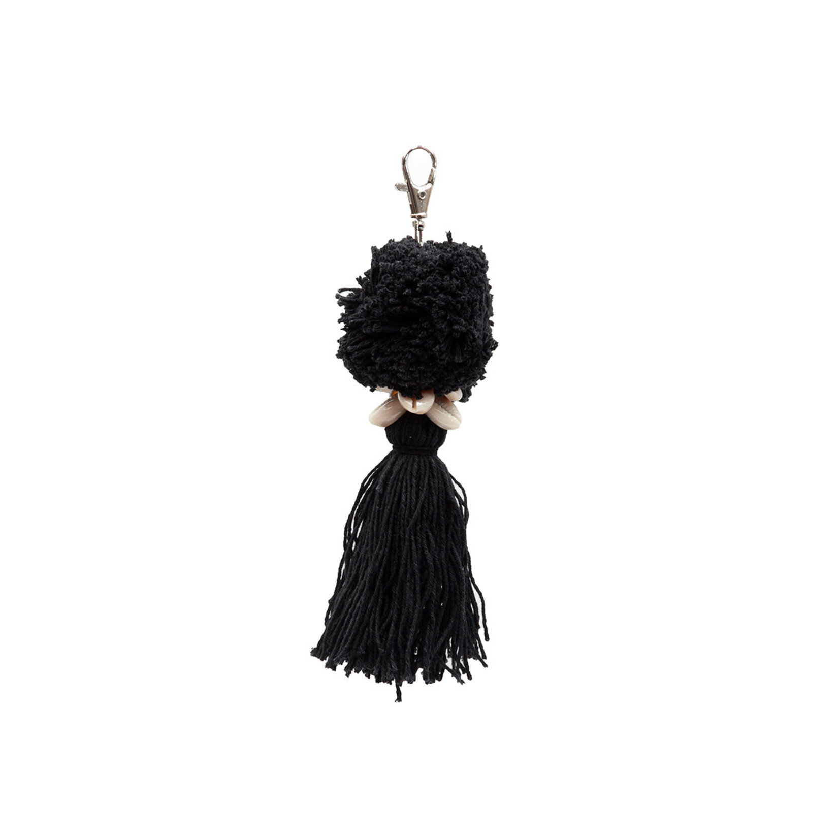 Bazar Bizar Antwerp The Pompom Keychain - Black