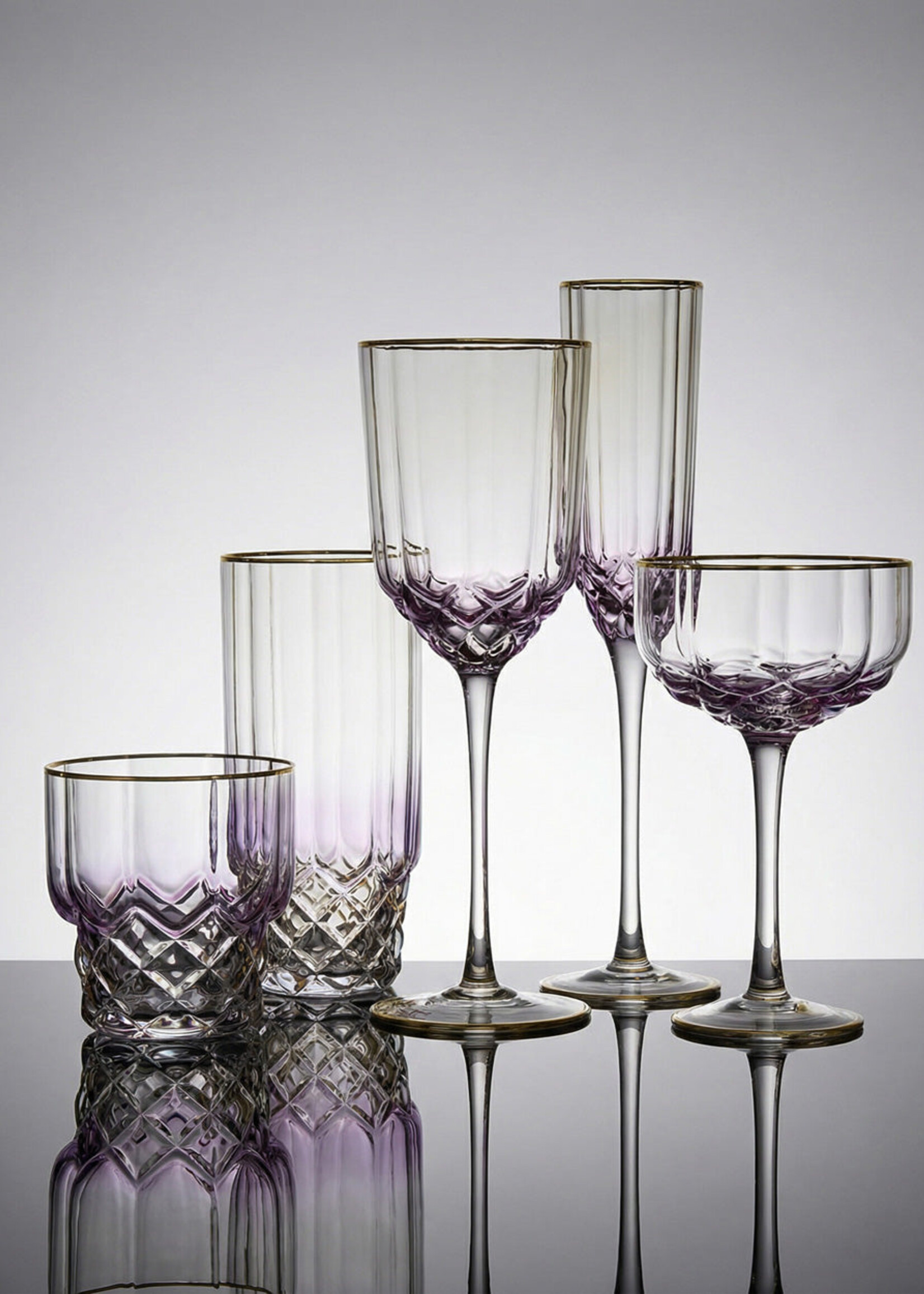 Bazar Bizar Antwerp The Pink Blush Cocktail Coupe - Pink
