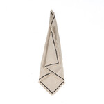 Bazar Bizar Antwerp The Tuscany Napkin - Natural Black - 45x45