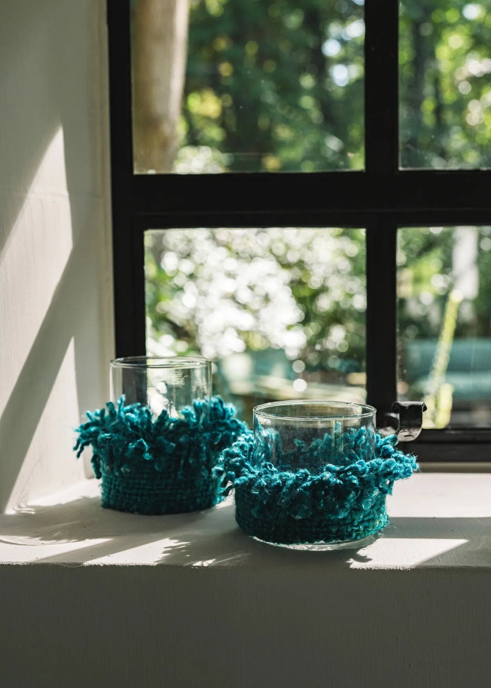 Bazar Bizar Antwerp The Oh My Gee Candle Holder - Aqua - M