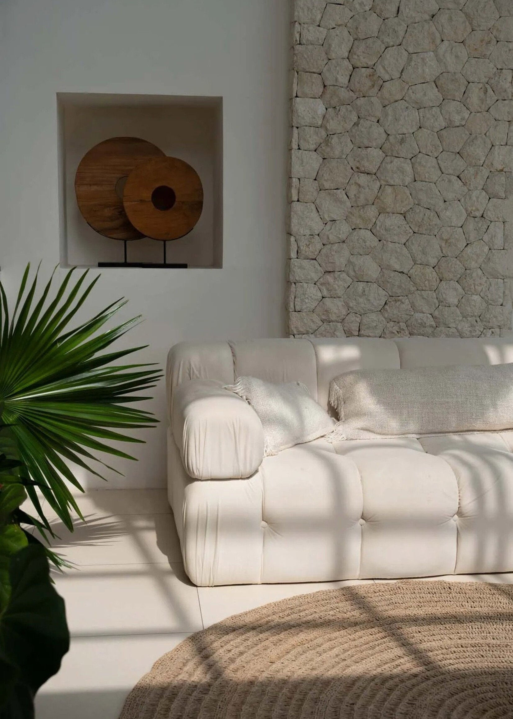 Bazar Bizar Antwerp The Oh My Gee Cushion Cover - Cream - 35x100