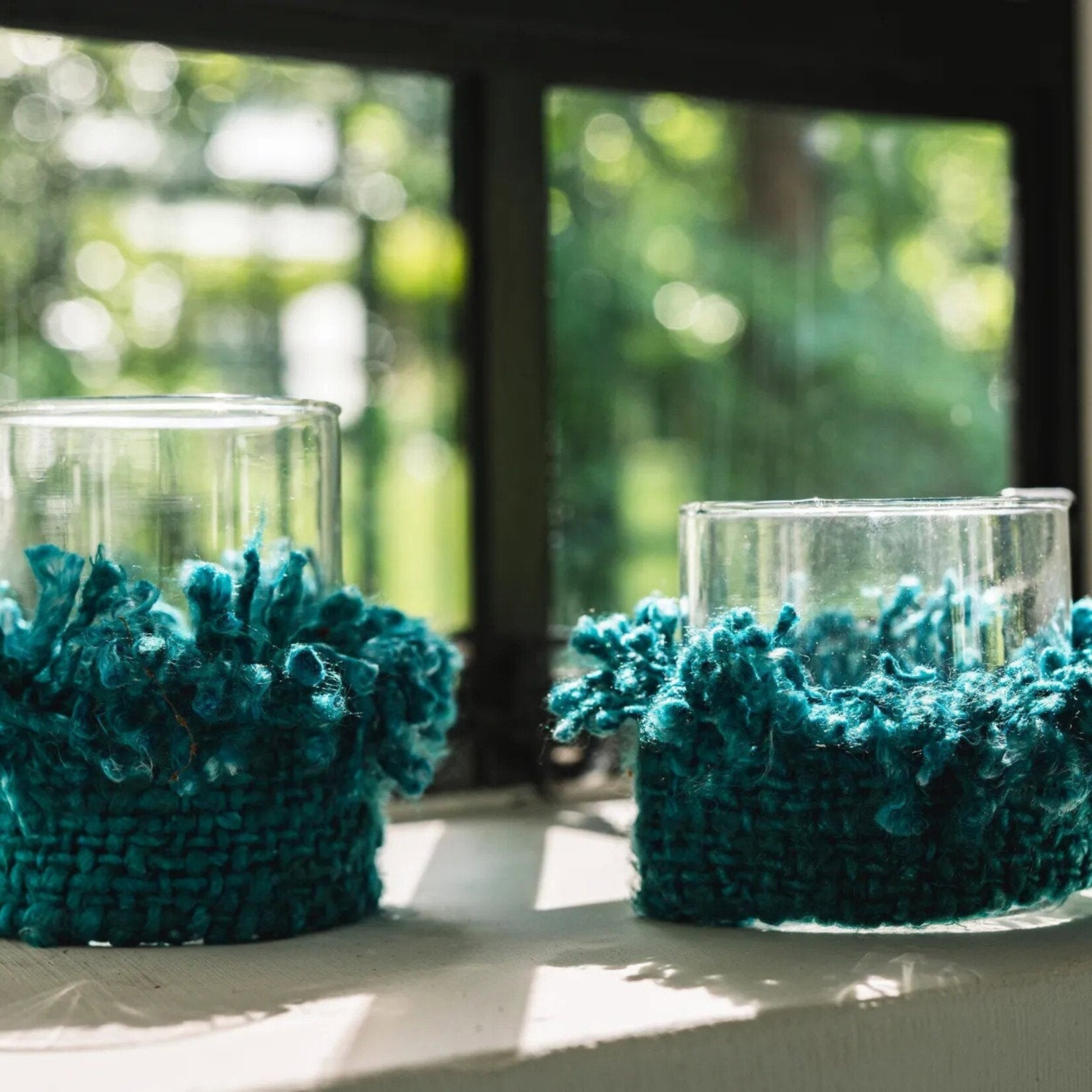 Bazar Bizar Antwerp The Oh My Gee Candle Holder - Aqua - M