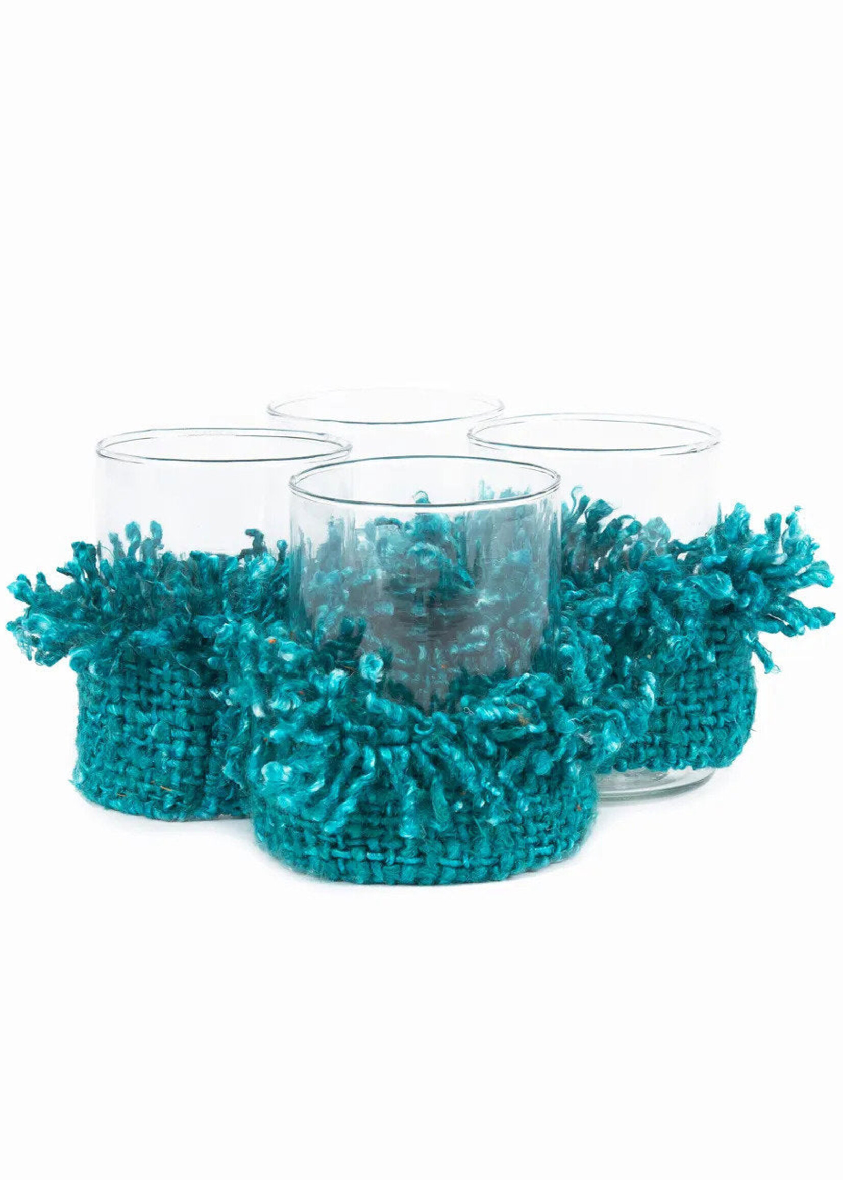 Bazar Bizar Antwerp The Oh My Gee Candle Holder - Aqua - M