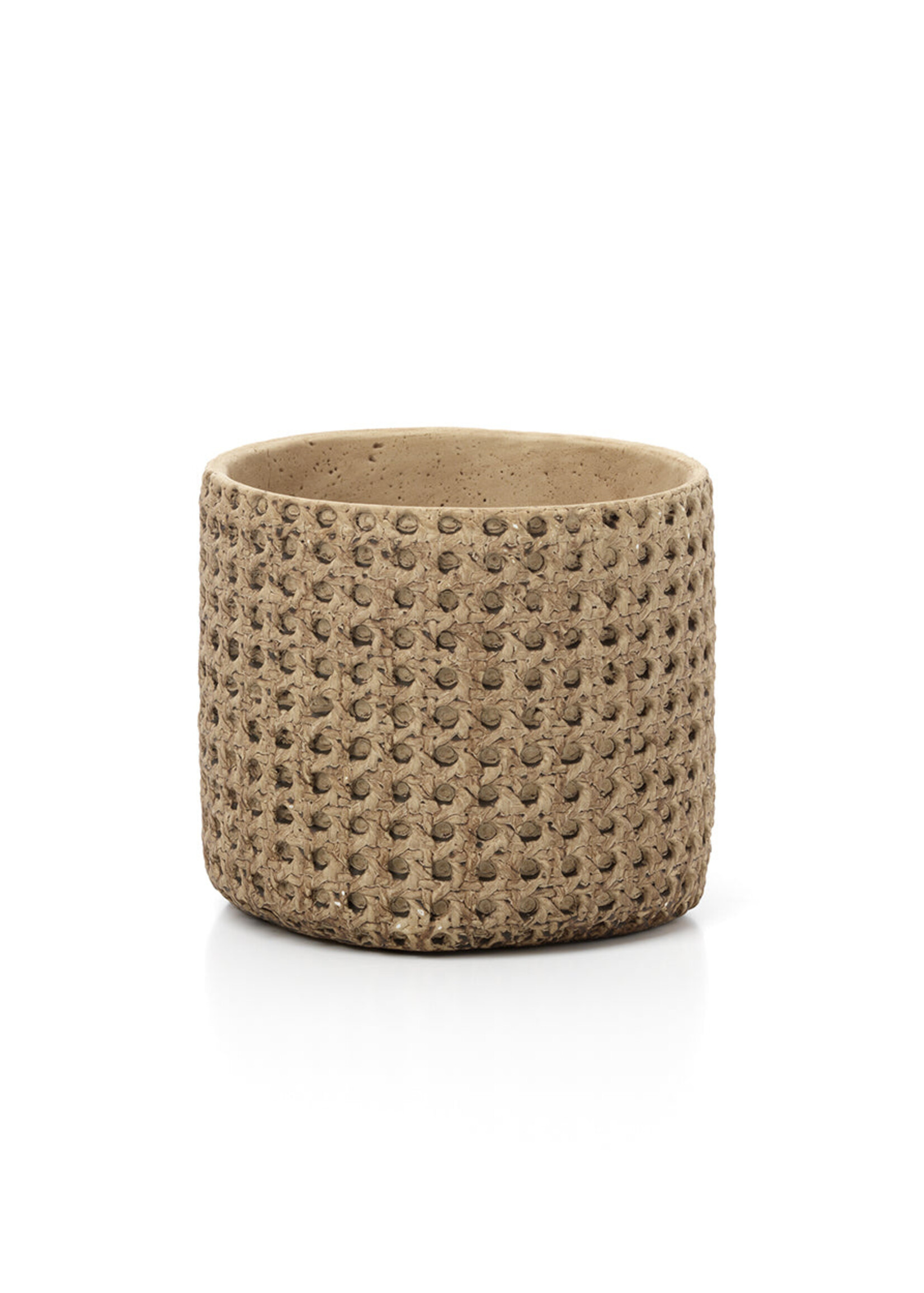 Bazar Bizar Antwerp The RattanRock Planter - Natural - M