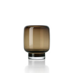 Bazar Bizar Antwerp The Smoky Cube Vase - Brown - S
