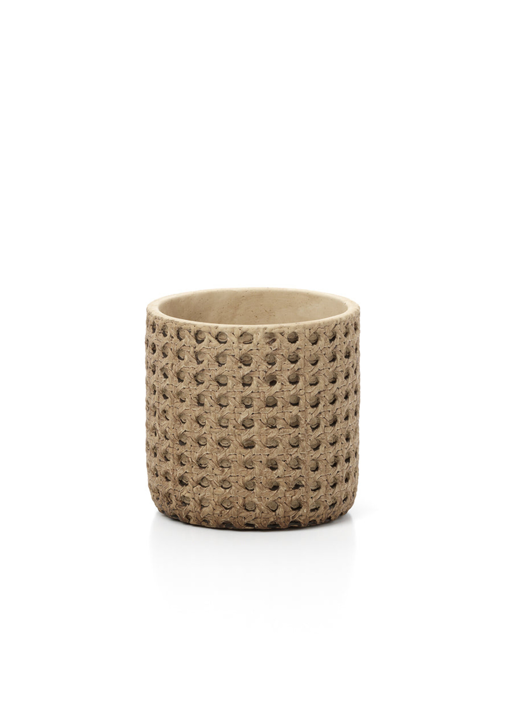 Bazar Bizar Antwerp The RattanRock Planter - Natural - S
