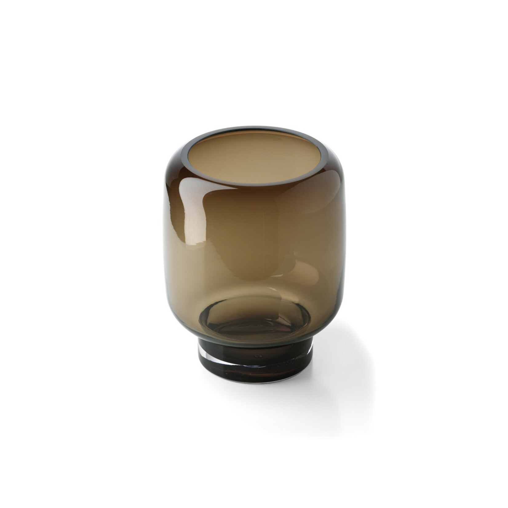 Bazar Bizar Antwerp The Smoky Cube Vase - Brown - S
