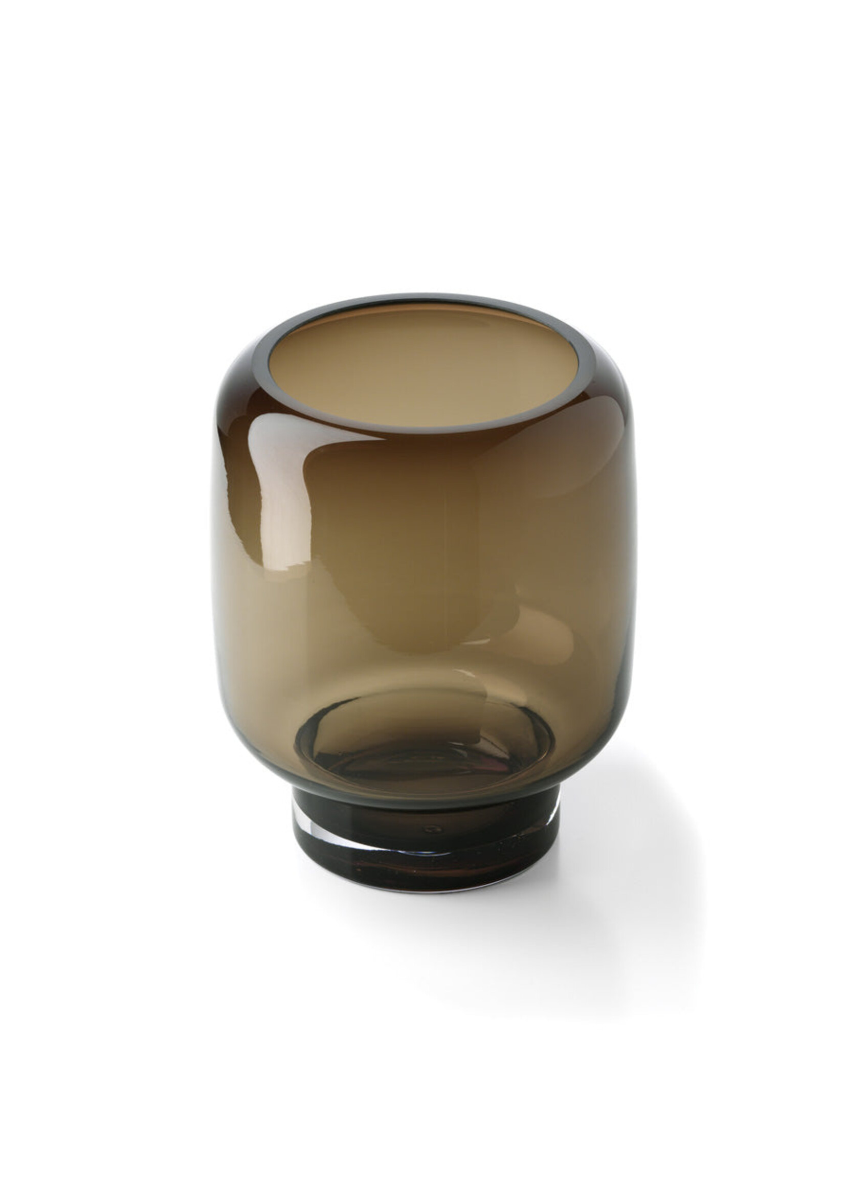 Bazar Bizar Antwerp The Smoky Cube Vase - Brown - S