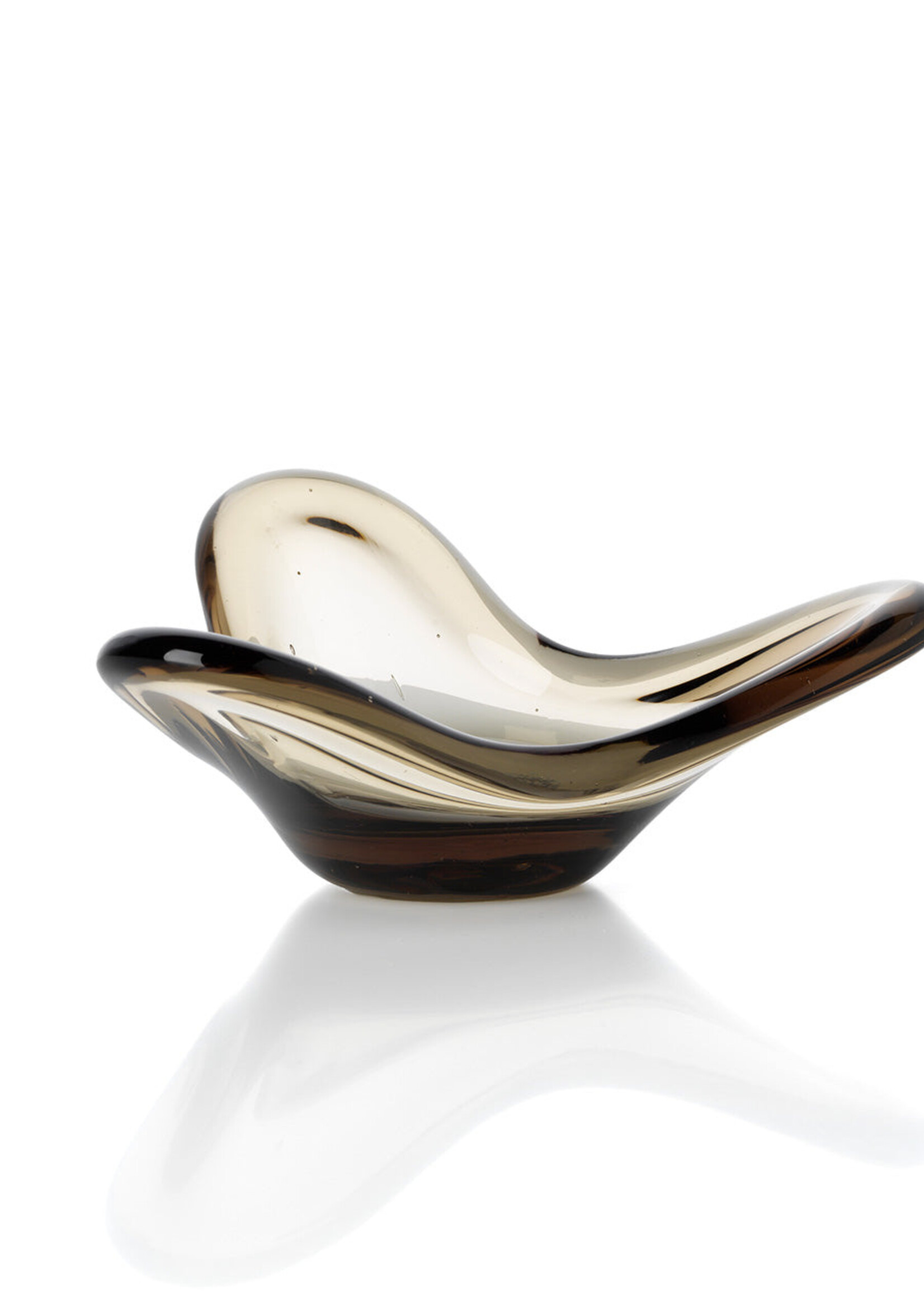 Bazar Bizar Antwerp The Liquid Form Candle Holder - Smoke