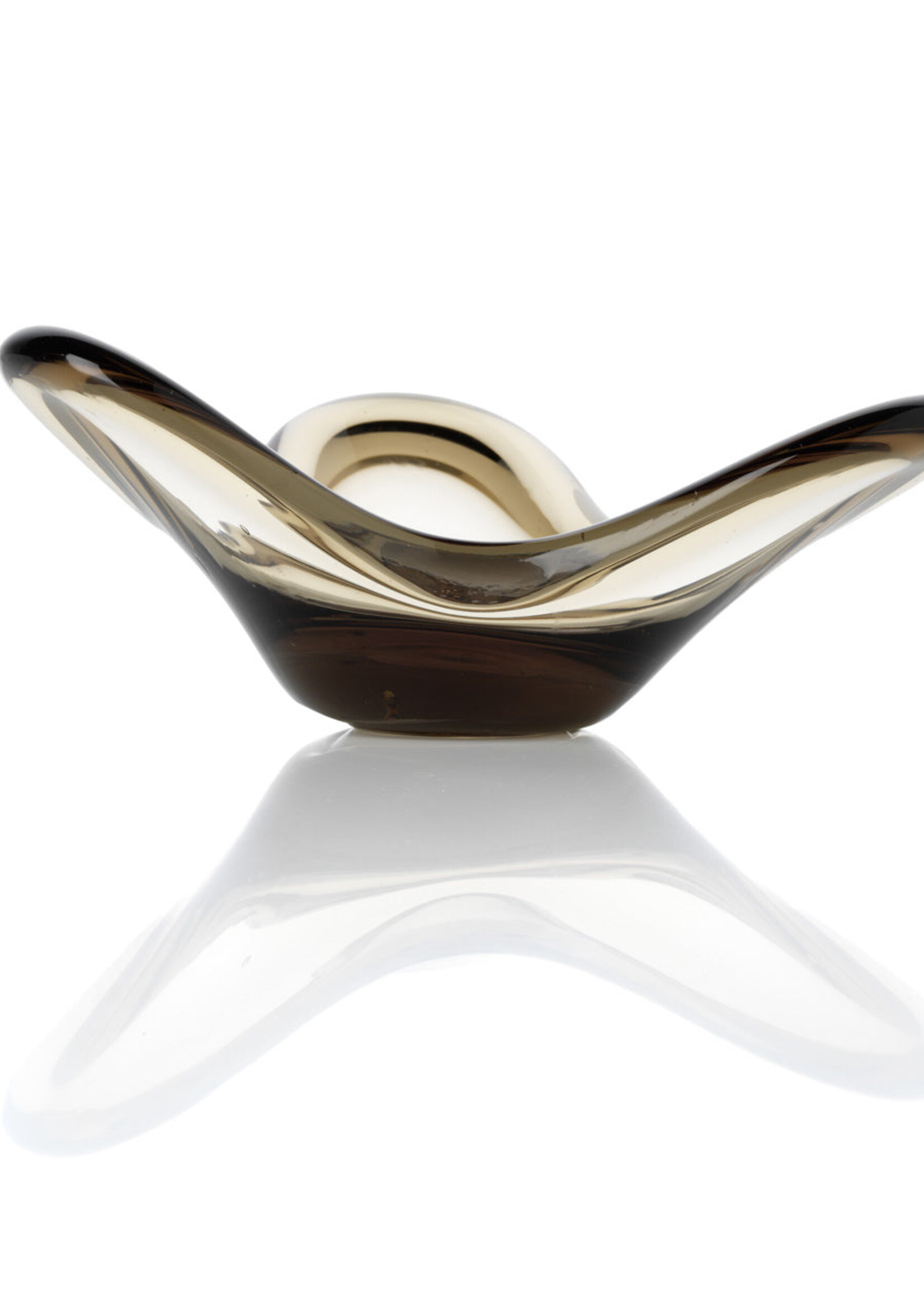 Bazar Bizar Antwerp The Liquid Form Candle Holder - Smoke