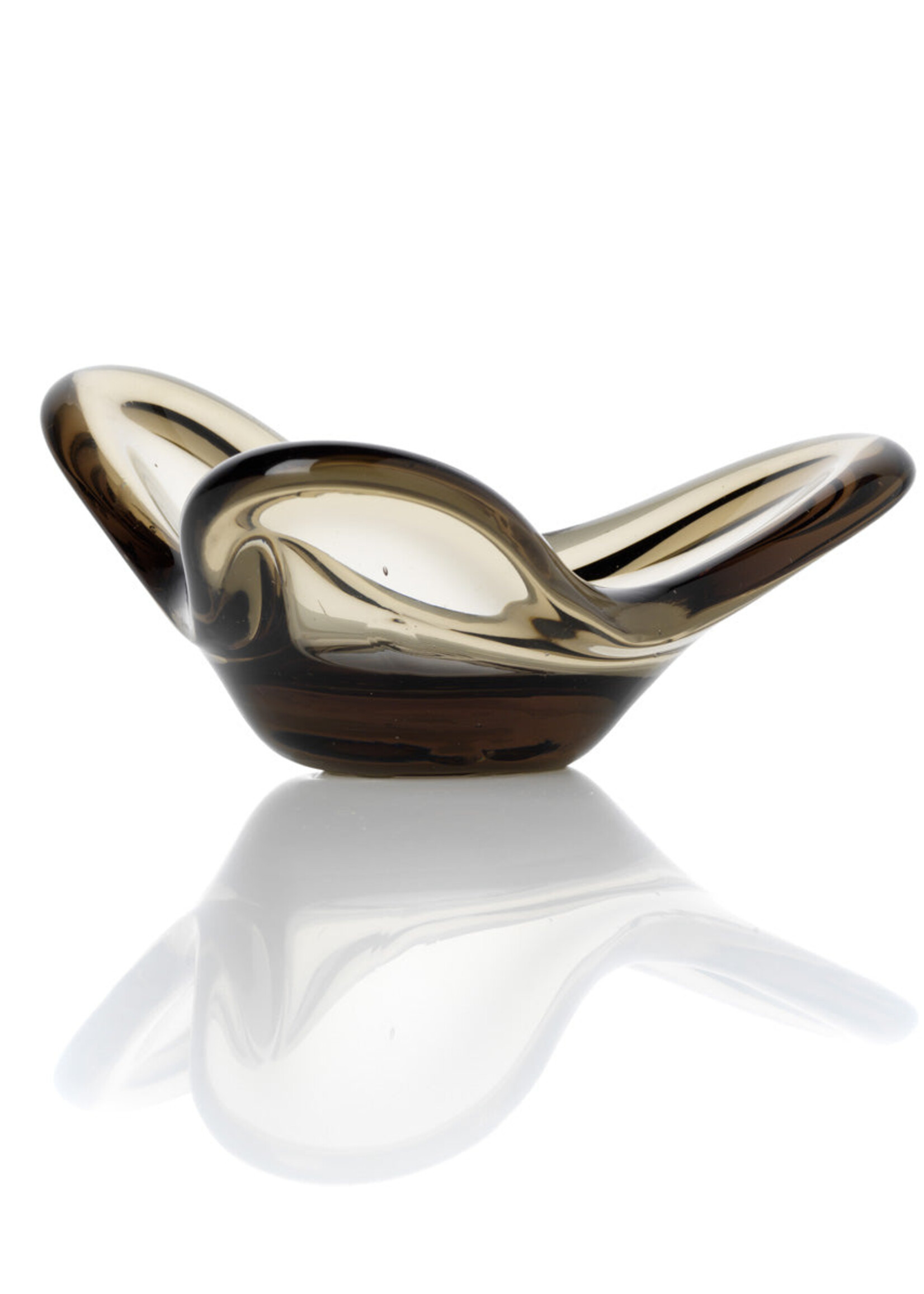 Bazar Bizar Antwerp The Liquid Form Candle Holder - Smoke