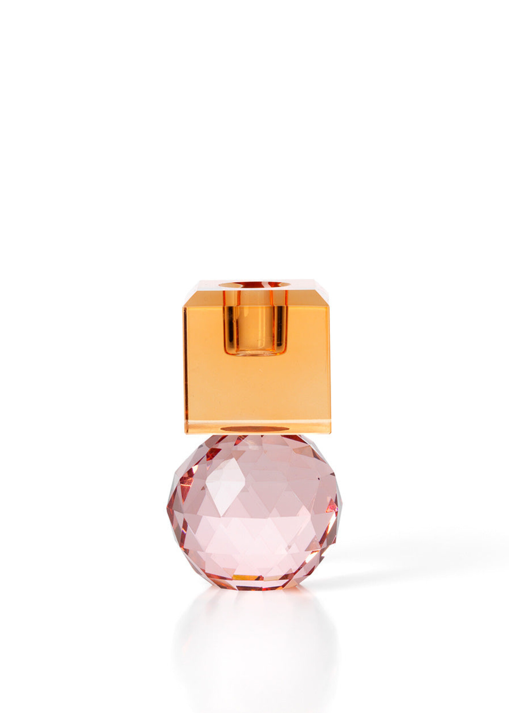 Bazar Bizar Antwerp The Citrine & Rose Quartz Candle Holder
