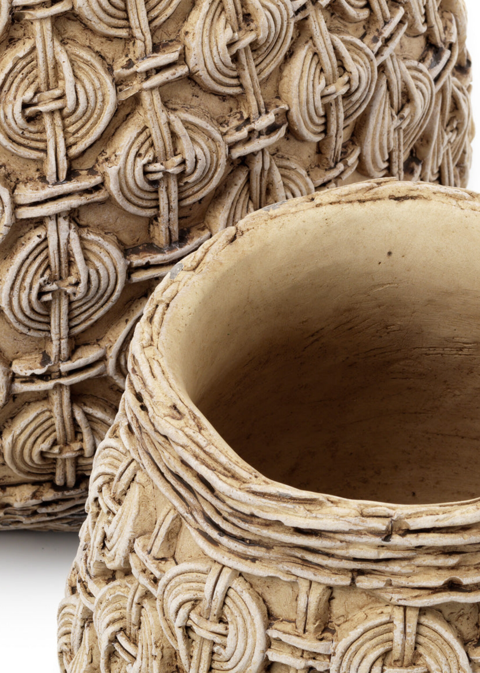 Bazar Bizar Antwerp The Knot Concrete Planter  - M