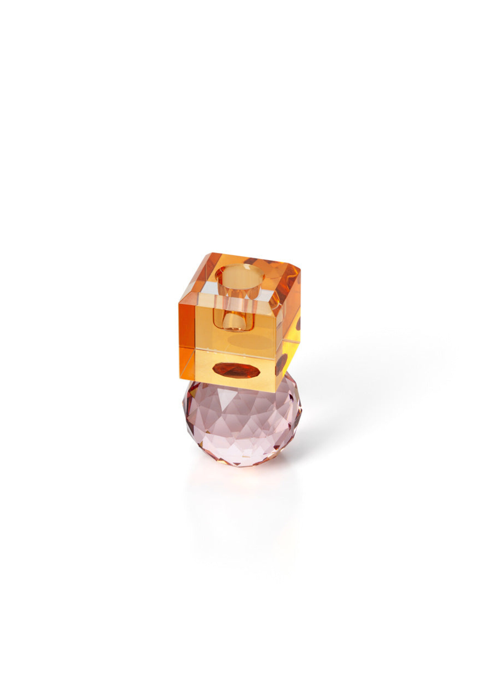 Bazar Bizar Antwerp The Citrine & Rose Quartz Candle Holder