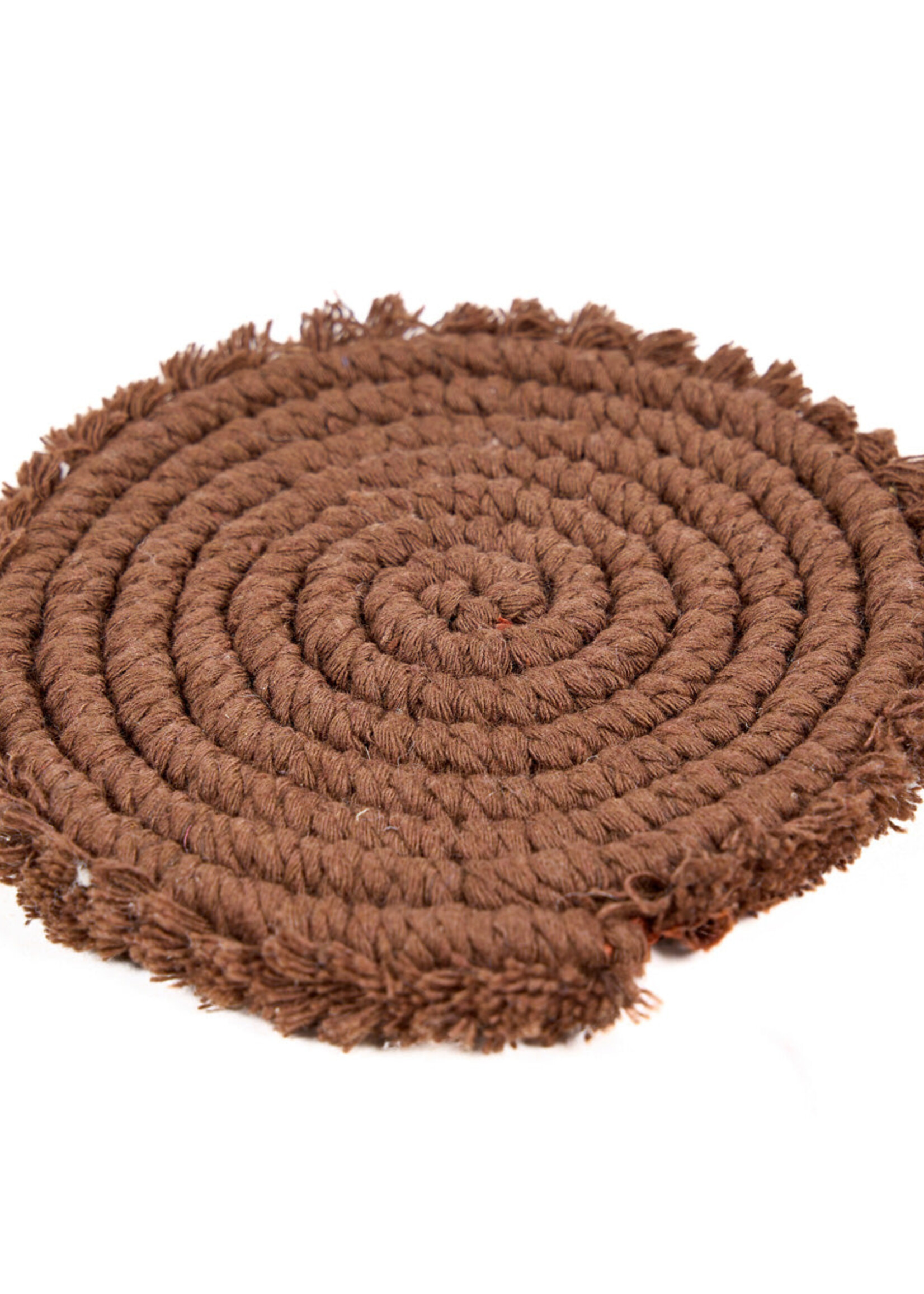 Bazar Bizar Antwerp The Cotton Coaster - Dark Wallnut