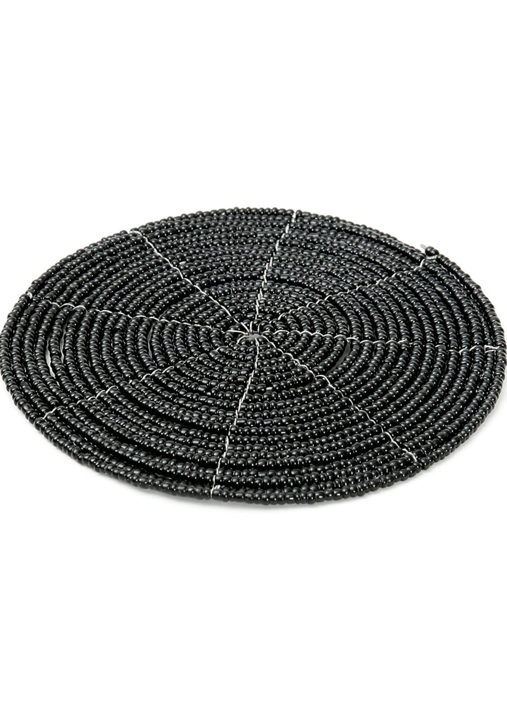Bazar Bizar Antwerp The Beaded Coaster - Black