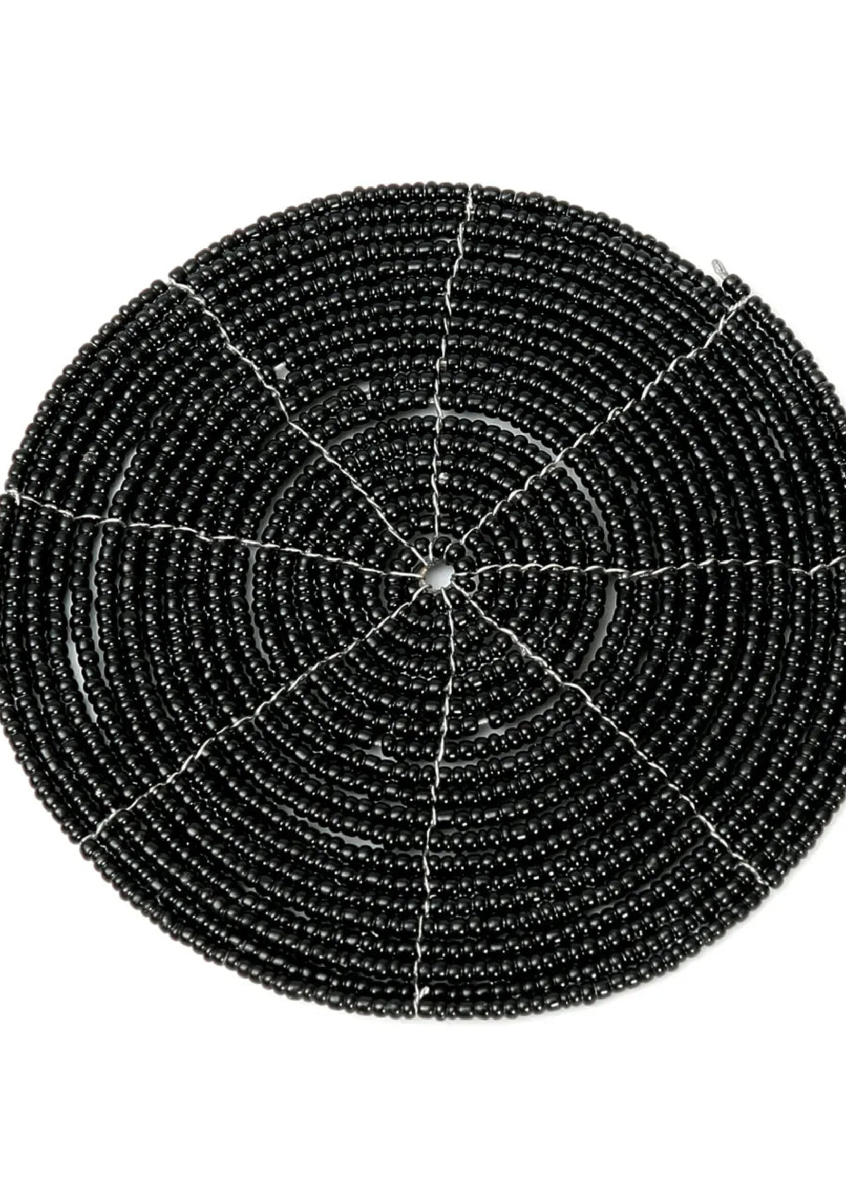 Bazar Bizar Antwerp The Beaded Coaster - Black