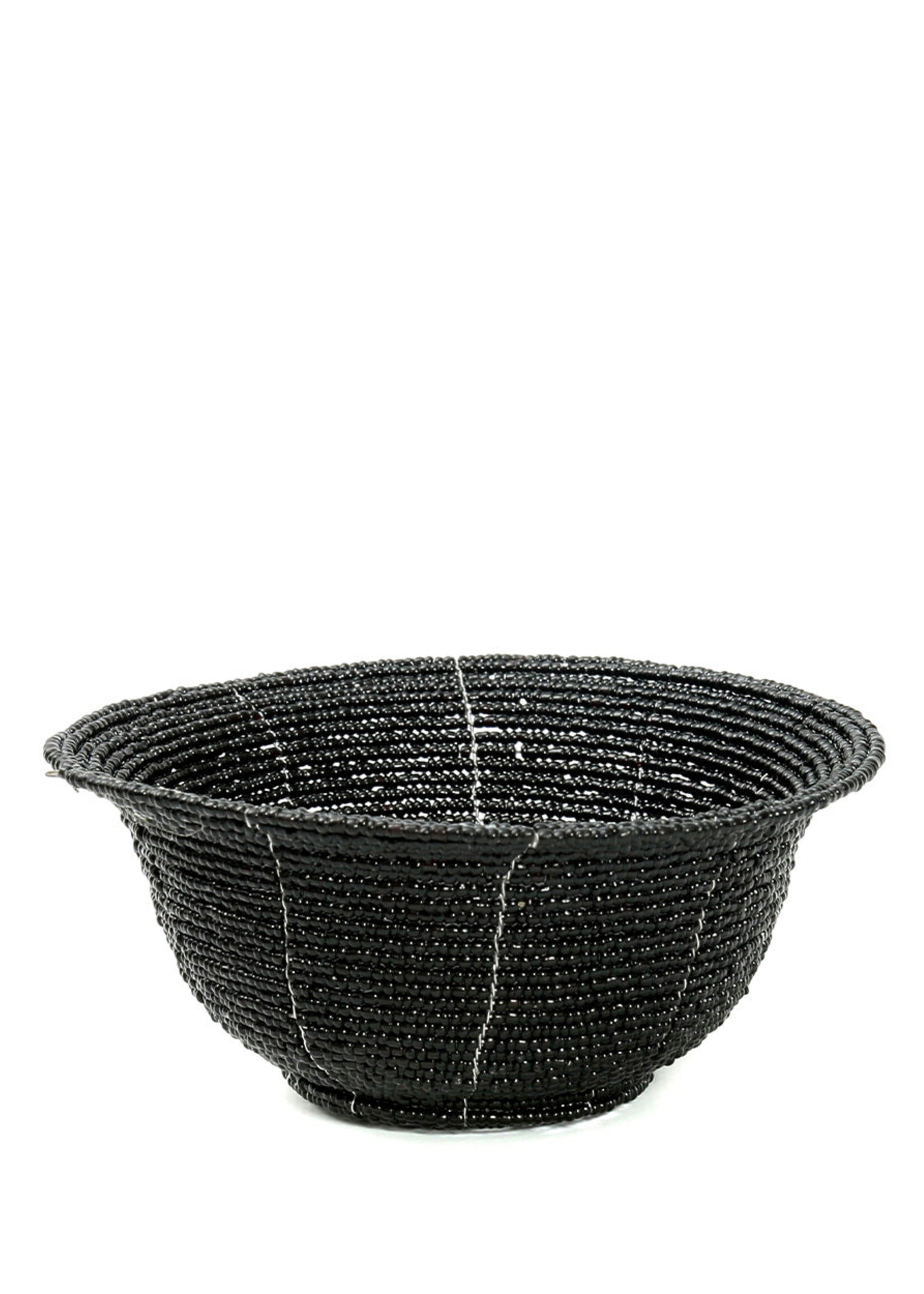 Bazar Bizar Antwerp The Beaded Bowl Low - Black - S