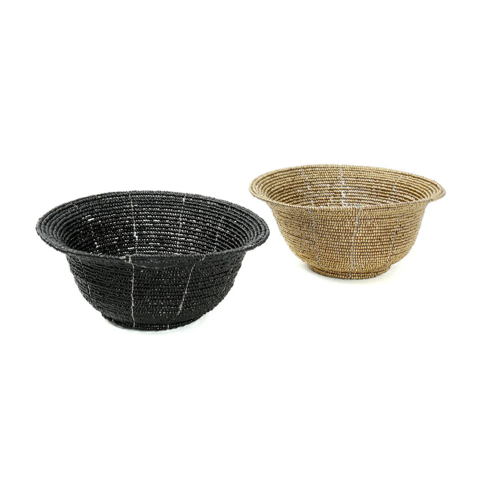 Bazar Bizar Antwerp The Beaded Bowl Low - Black - S