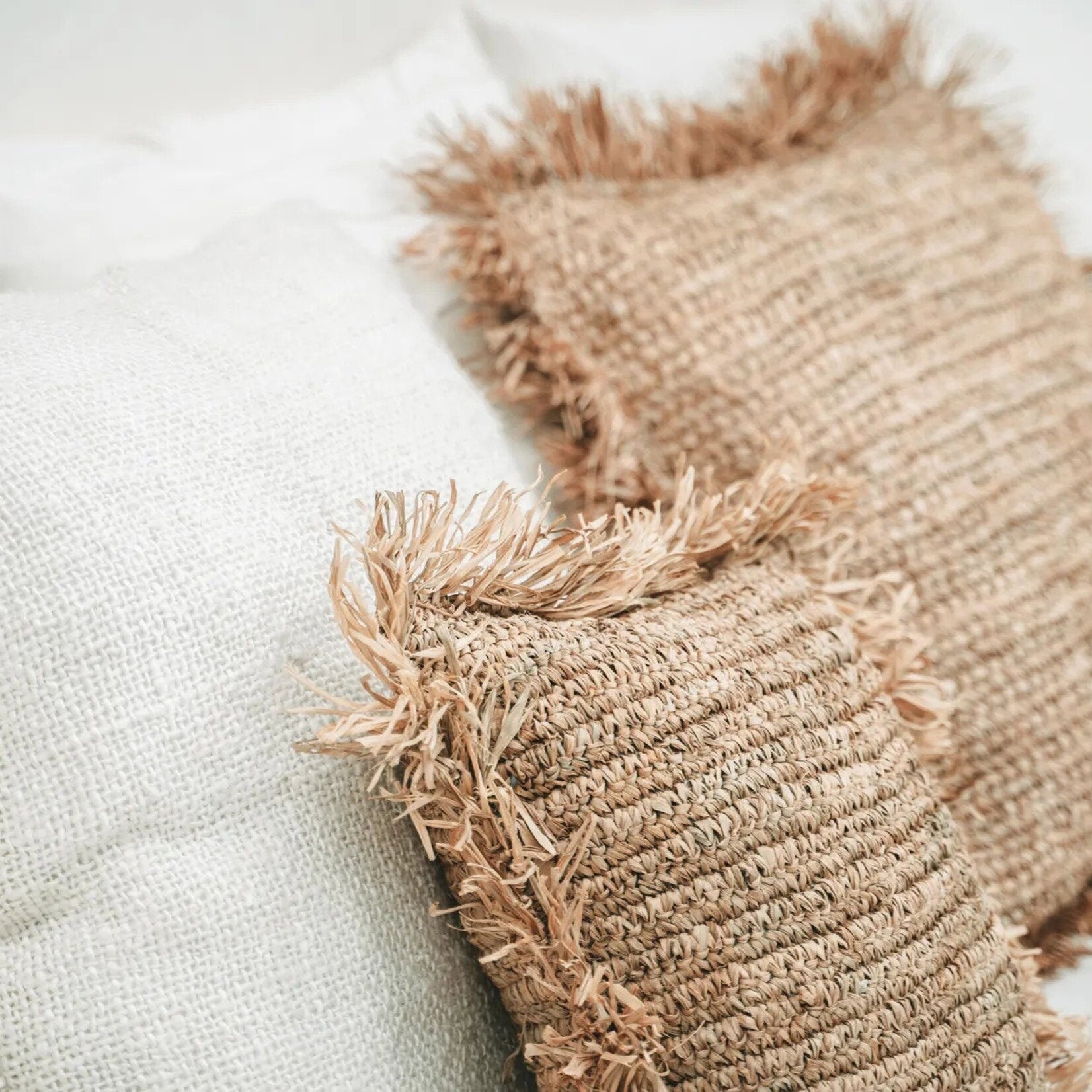 Bazar Bizar Antwerp The Oh My Gee Cushion Cover - Cream - 60x60