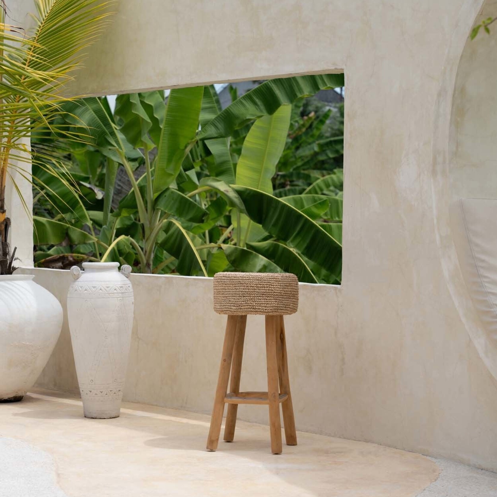 Bazar Bizar Antwerp The Raffia Bar Stool