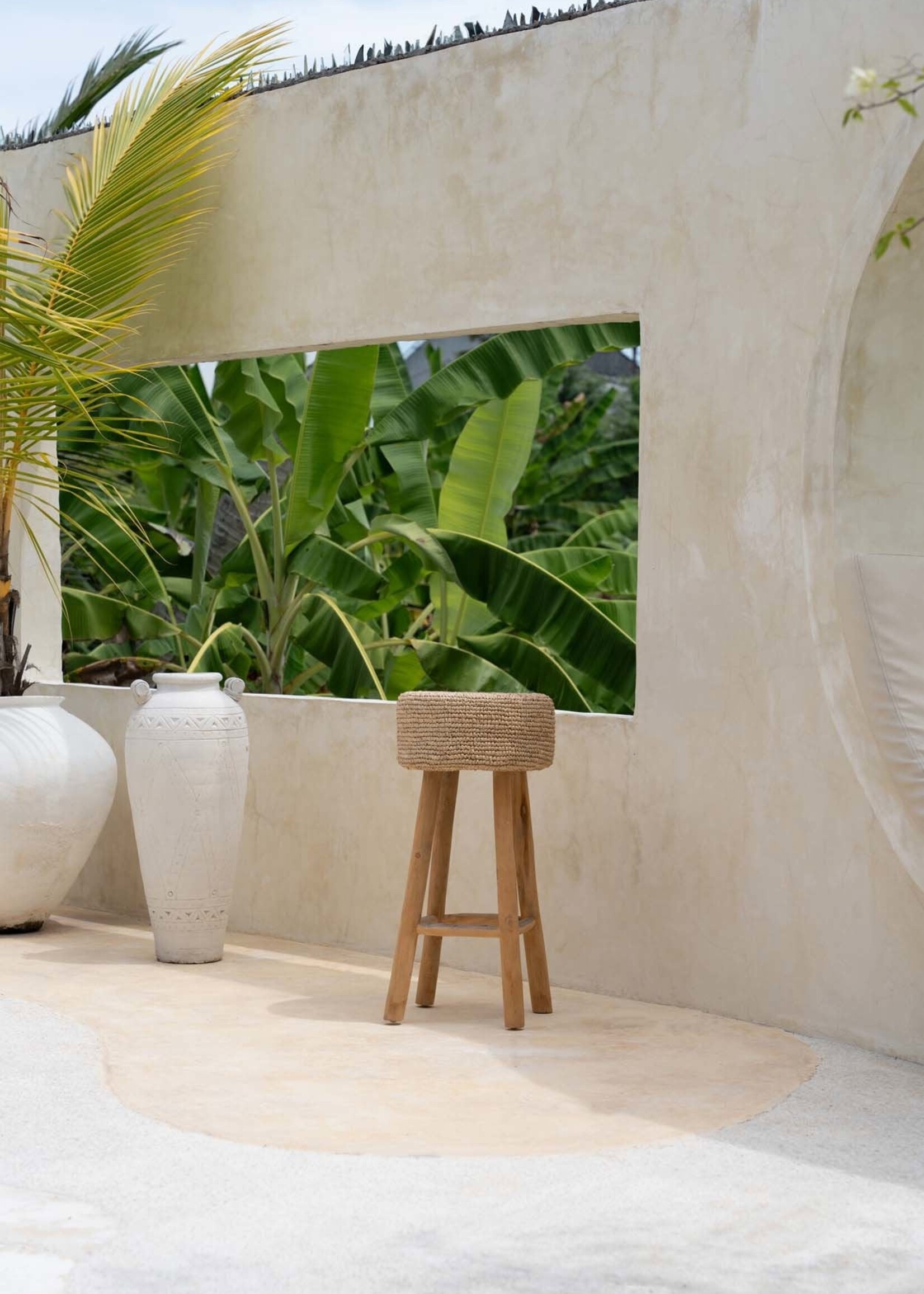 Bazar Bizar Antwerp The Raffia Bar Stool