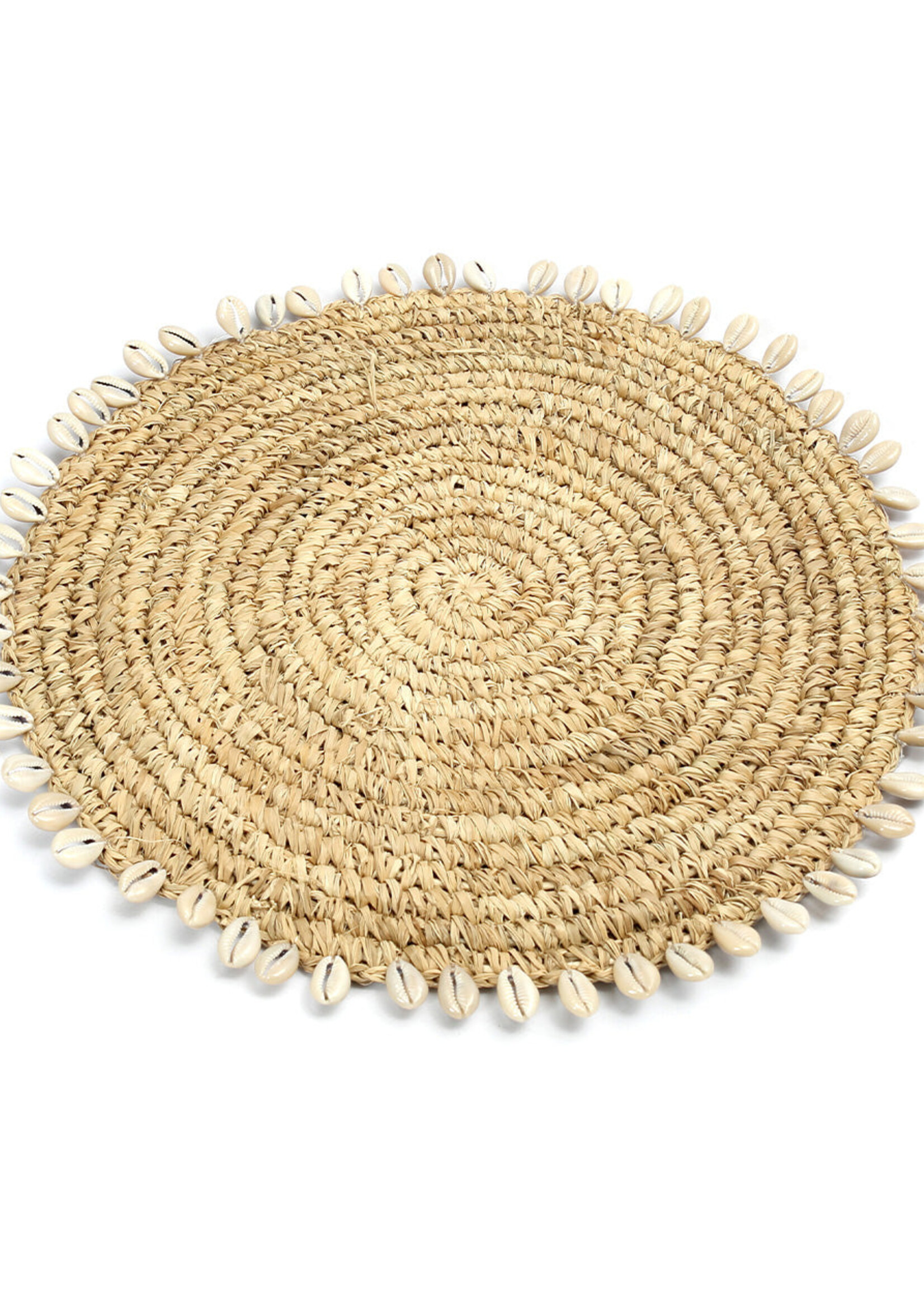 Bazar Bizar Antwerp The Raffia Shell Pan Coaster