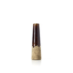 Bazar Bizar Antwerp The Amber Cone Vase - Concrete Brown - S