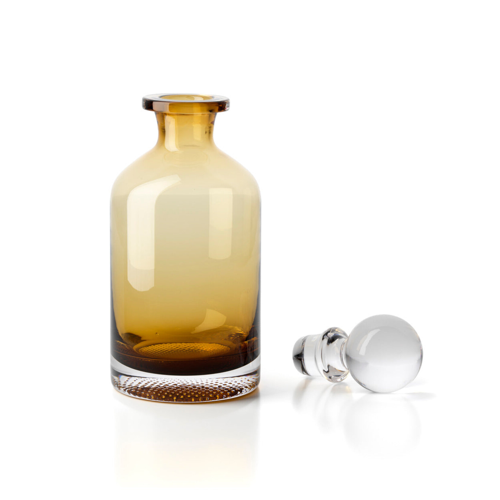 Bazar Bizar Antwerp The Dot Decanter Carafe - Amber