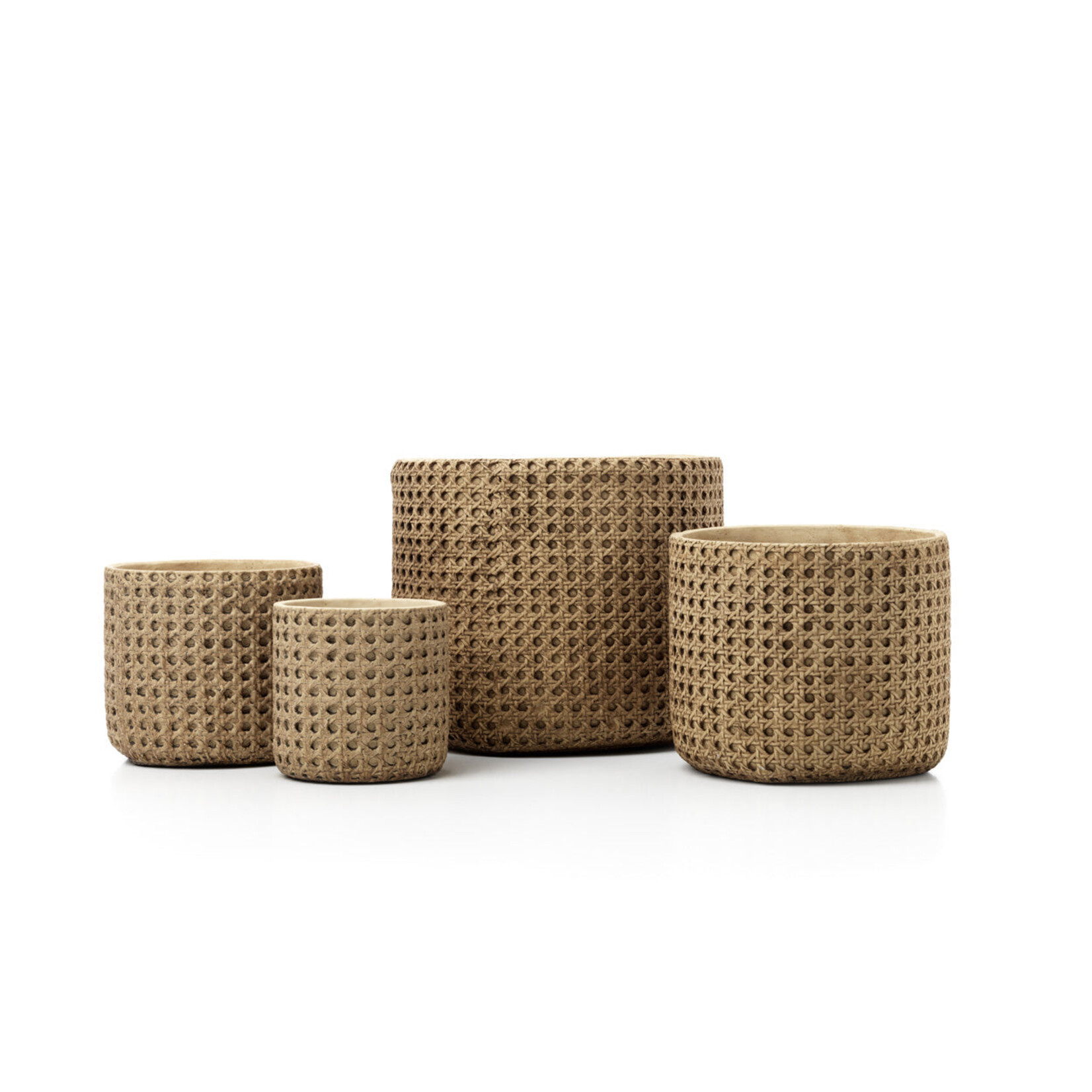 Bazar Bizar Antwerp The RattanRock Planter - Natural - L