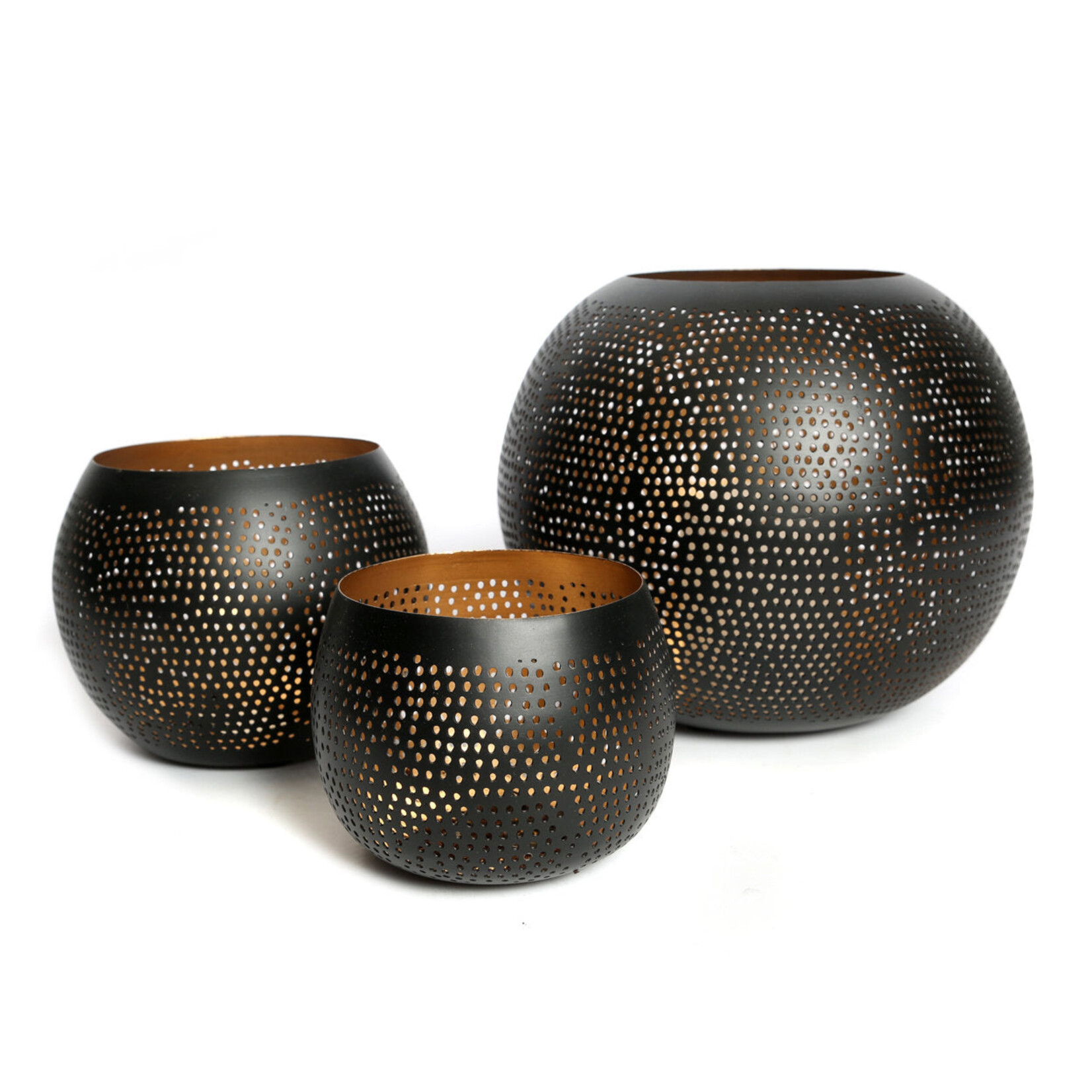 Bazar Bizar Antwerp The Pierced Ball - Black Gold - S