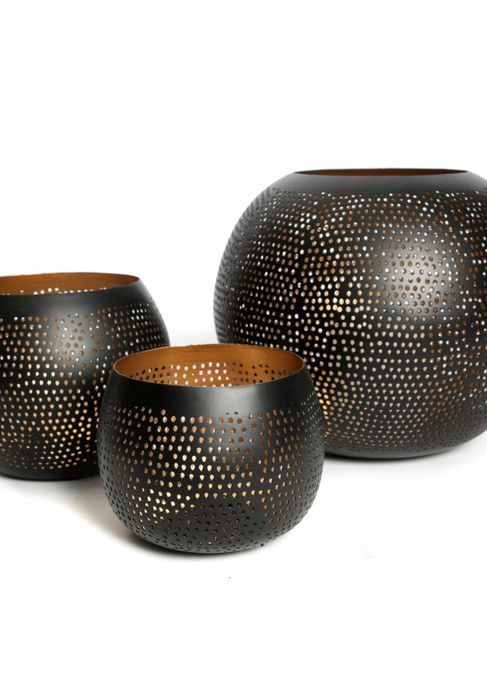 Bazar Bizar Antwerp The Pierced Ball - Black Gold - S