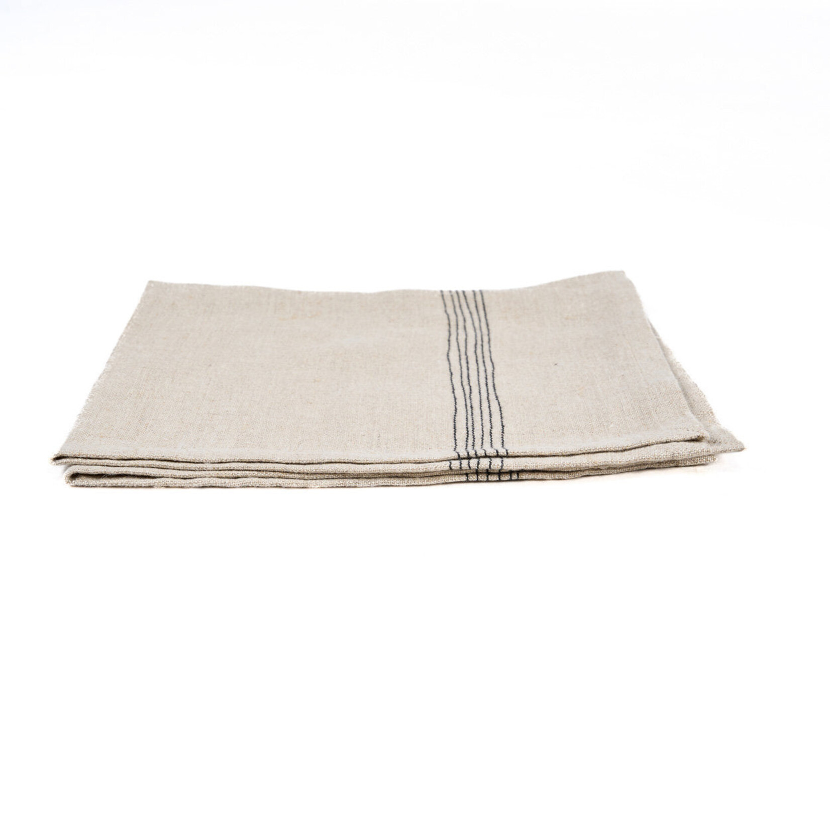 Bazar Bizar Antwerp The Lint Biscuit Napkin - Natural Black - 45x45