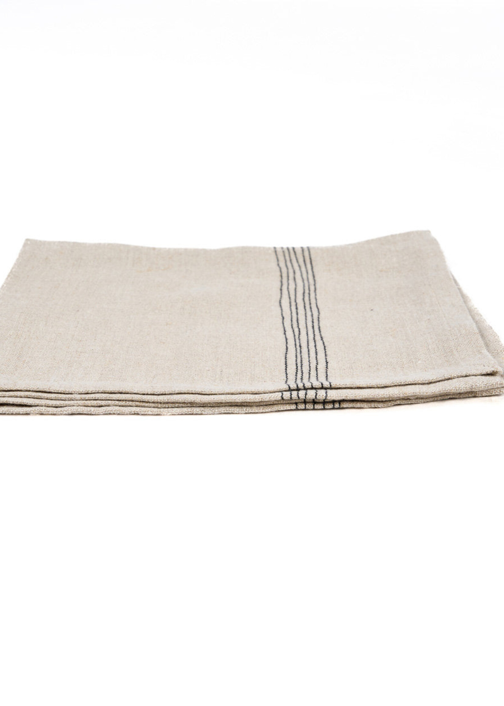 Bazar Bizar Antwerp The Lint Biscuit Napkin - Natural Black - 45x45