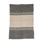 Bazar Bizar Antwerp The Linen Dash Kitchen Towel - Natural Black - 50x70