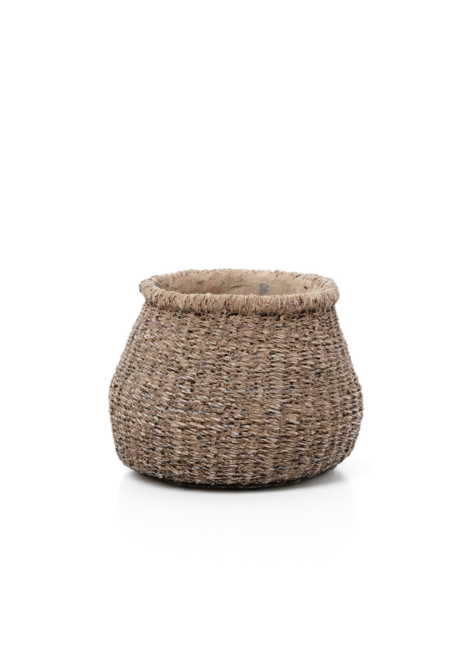Bazar Bizar Antwerp The Faux-Puff Planter - Brown - S