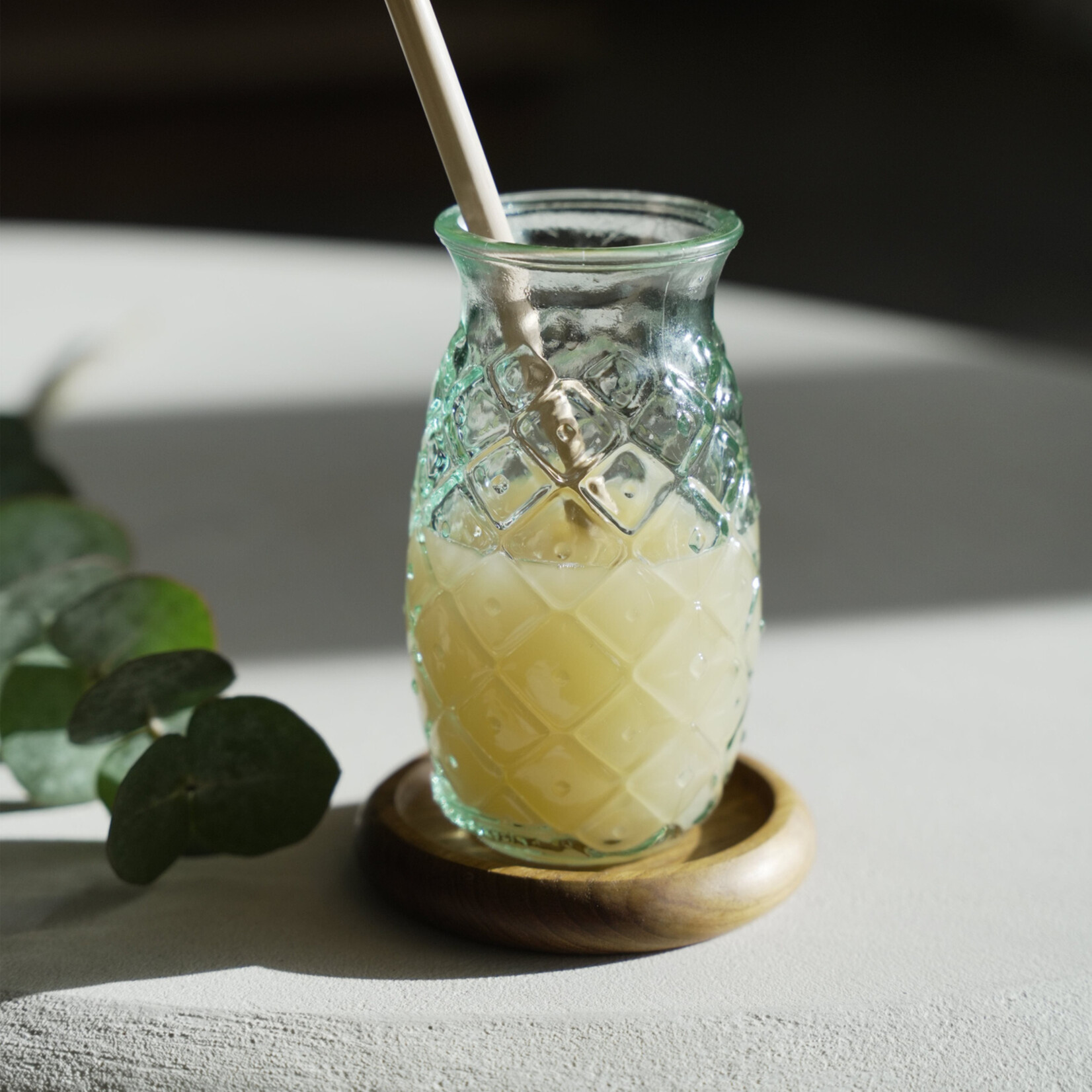 Bazar Bizar Antwerp The Pineapple Glass - Blue - L