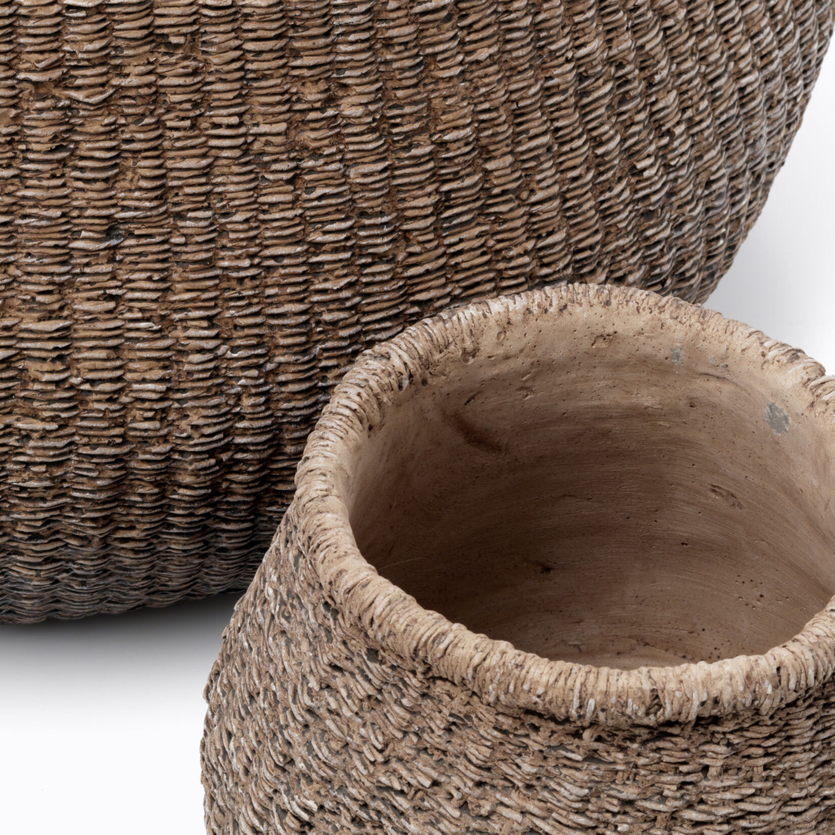 Bazar Bizar Antwerp The Faux-Puff Planter - Brown - S