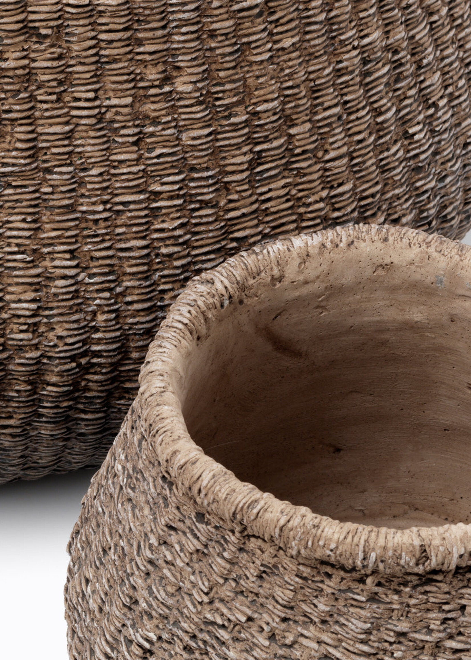 Bazar Bizar Antwerp The Faux-Puff Planter - Brown - S