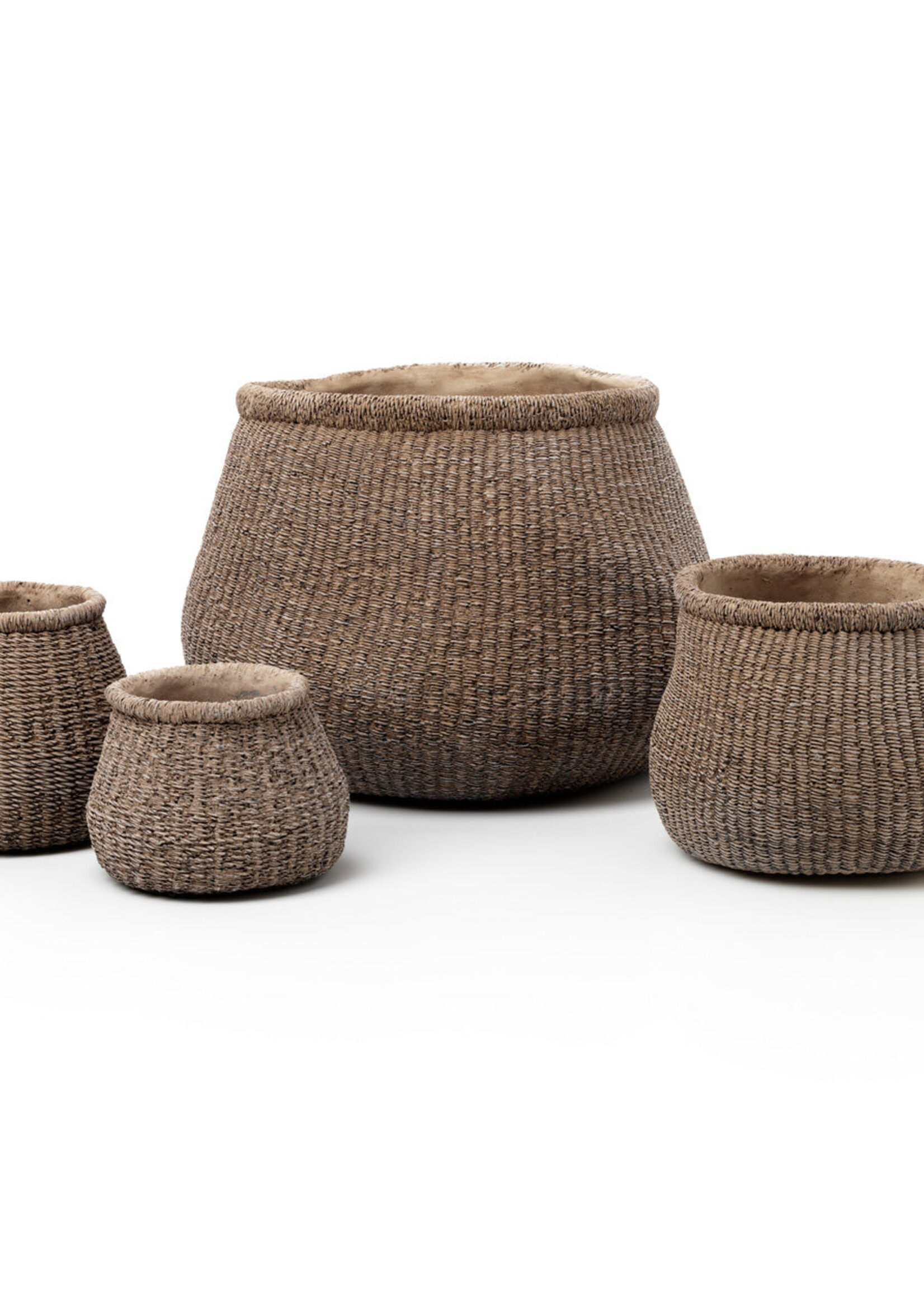 Bazar Bizar Antwerp The Faux-Puff Planter - Brown - S