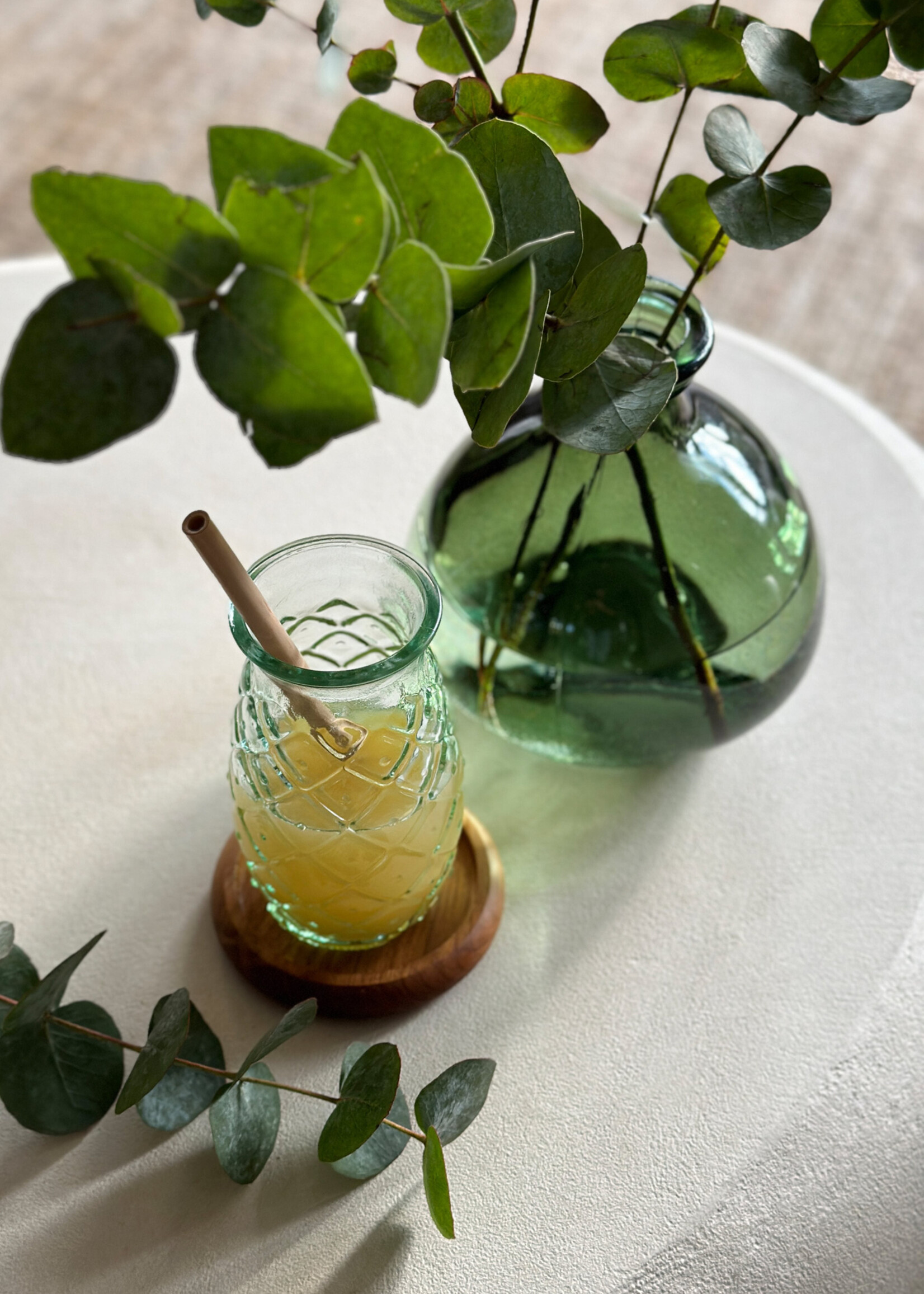 Bazar Bizar Antwerp The Pineapple Glass - Blue - L
