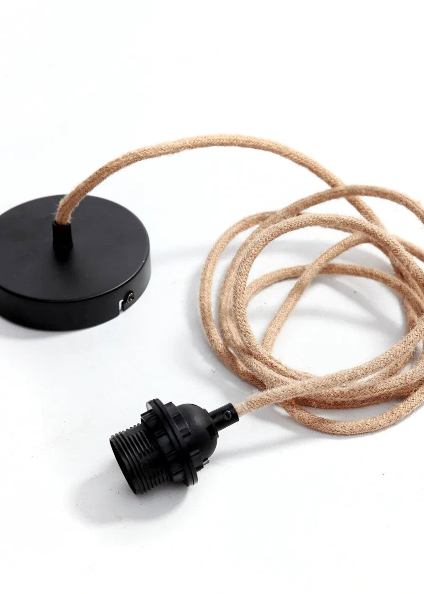 Bazar Bizar Antwerp Fitting Lamps Ceiling - Natural Black - 1 Fitting