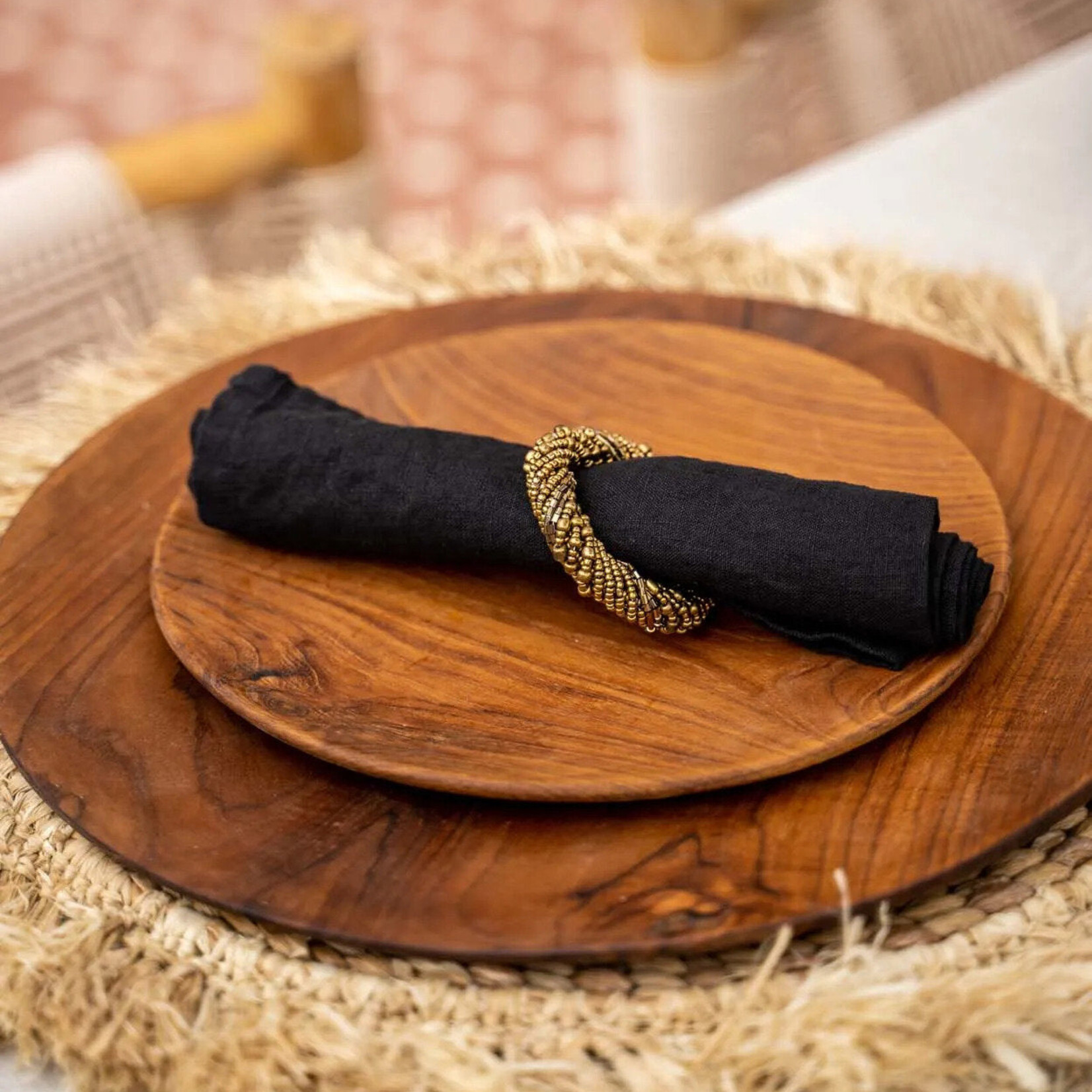 Bazar Bizar Antwerp The Teak Root Round Plate - M