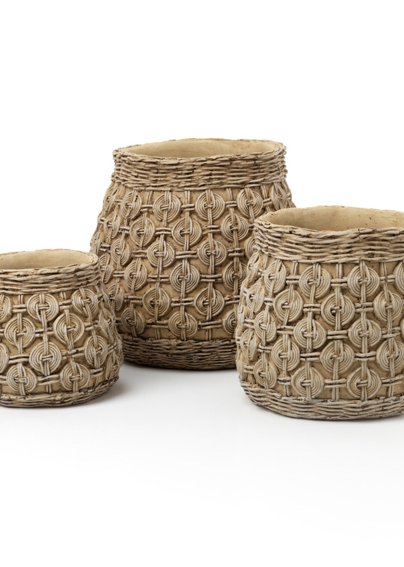 Bazar Bizar Antwerp The Knot Concrete Planter - L