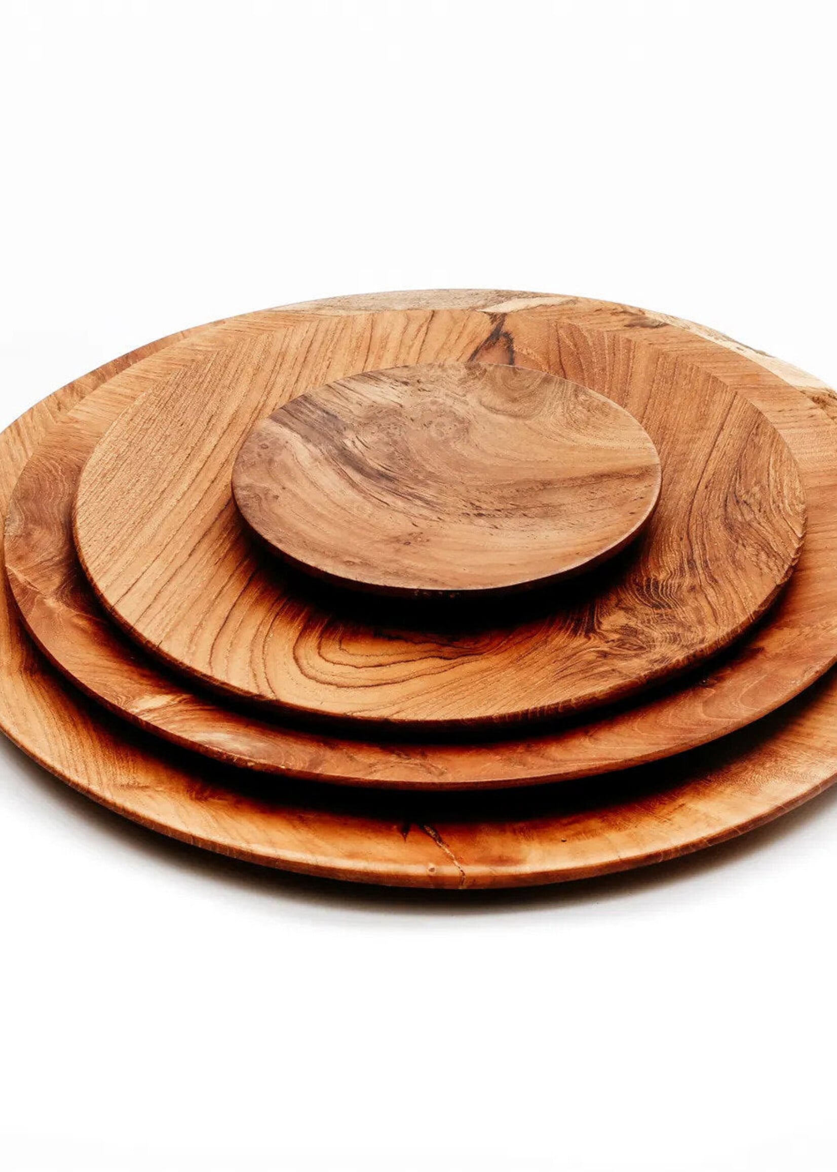 Bazar Bizar Antwerp The Teak Root Round Plate - M