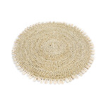 Bazar Bizar Antwerp The Seagrass Shell Placemat - Natural