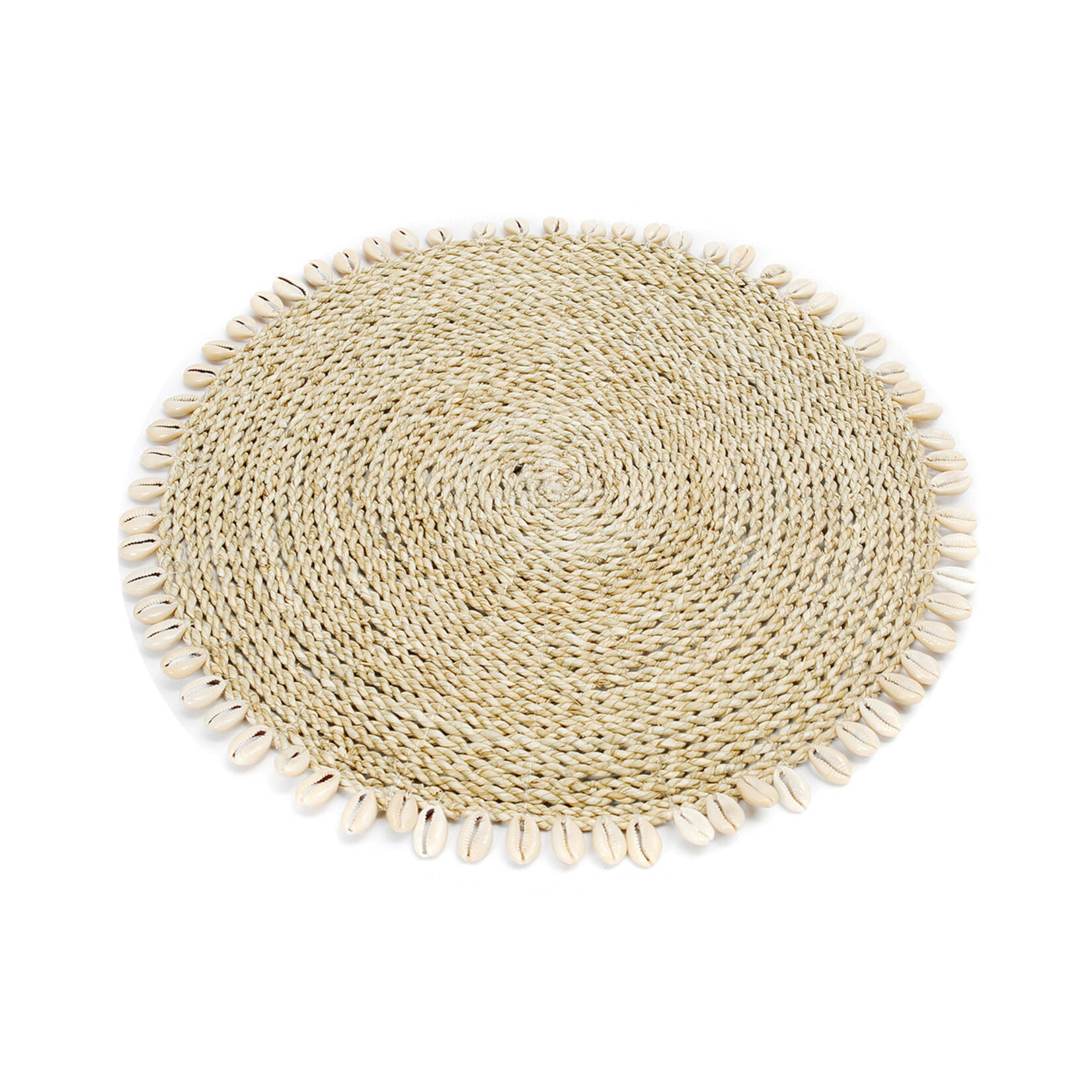 Bazar Bizar Antwerp The Seagrass Shell Placemat - Natural