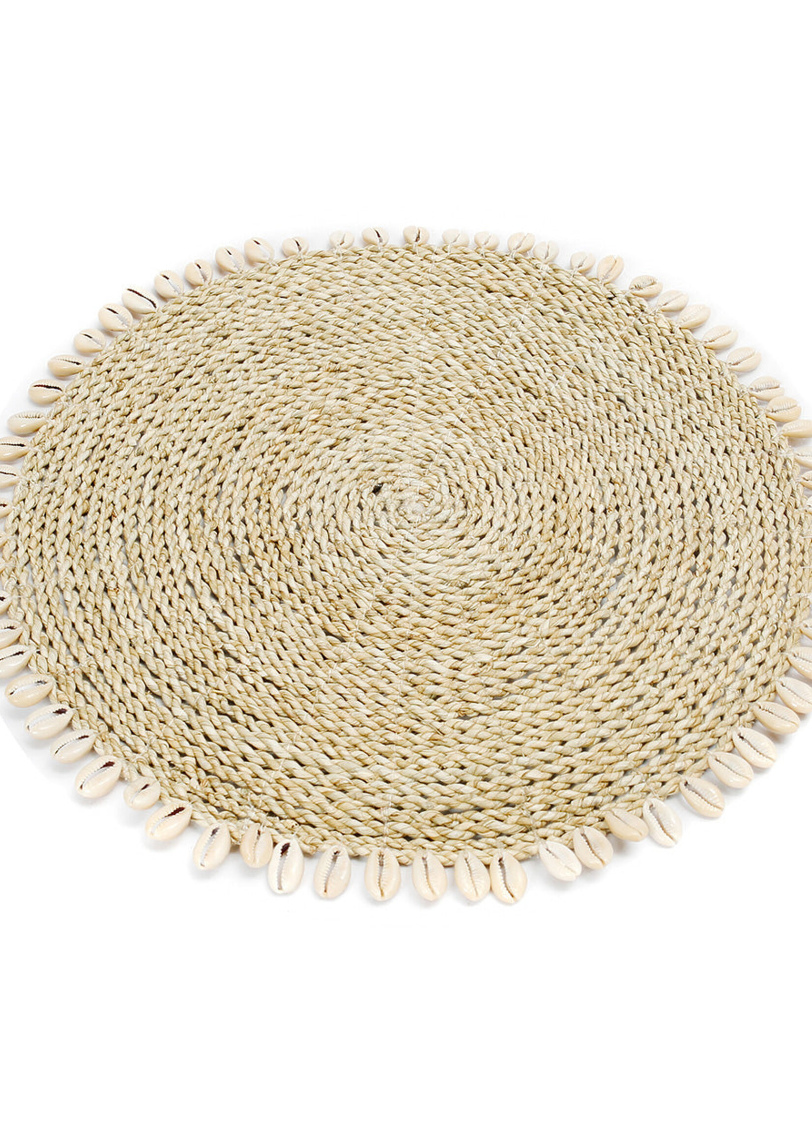 Bazar Bizar Antwerp The Seagrass Shell Placemat - Natural