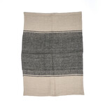 Bazar Bizar Antwerp The Linen Moody Kitchen Towel - Natural Black - 50x70