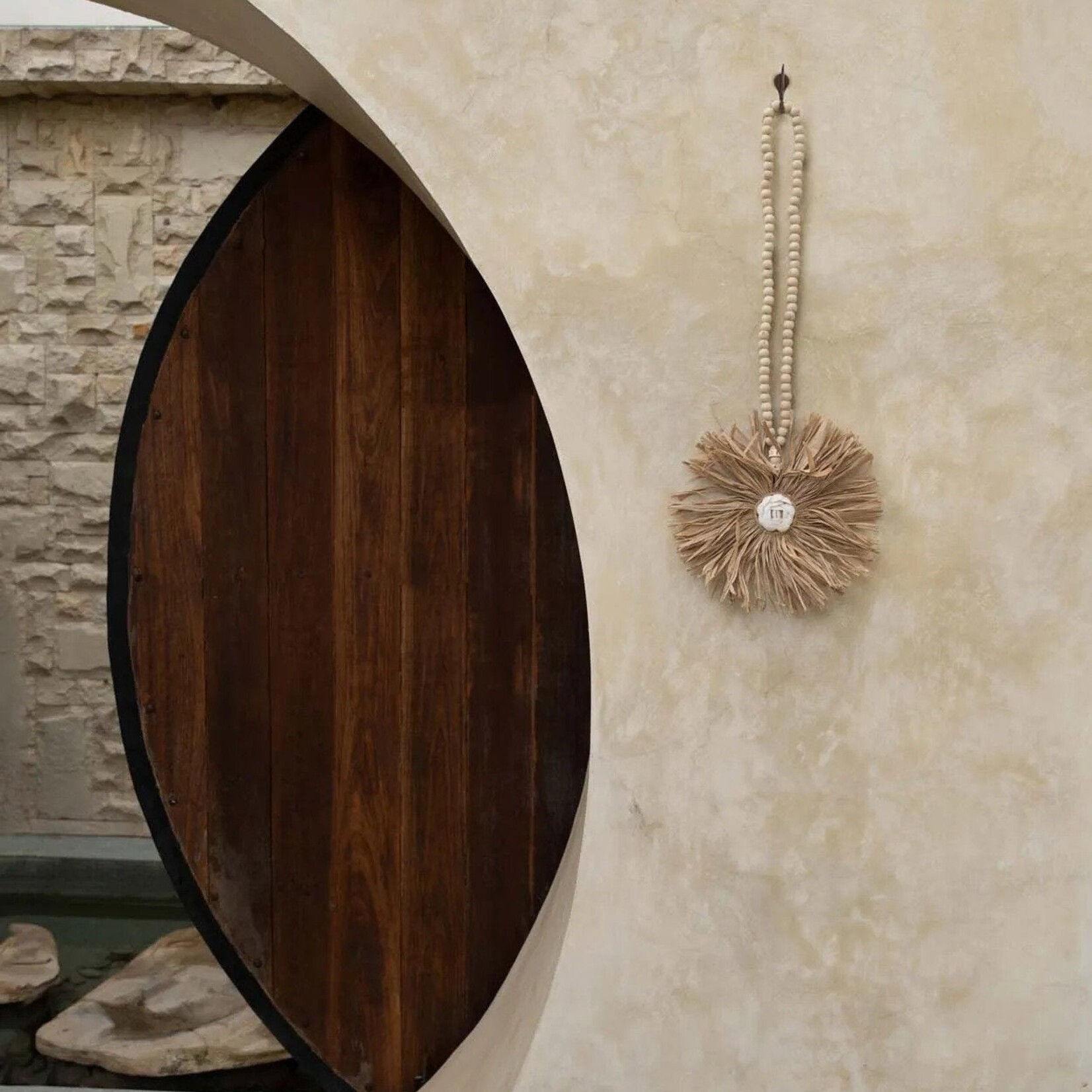 Bazar Bizar Antwerp The Raffia Bunga Tassel - Natural